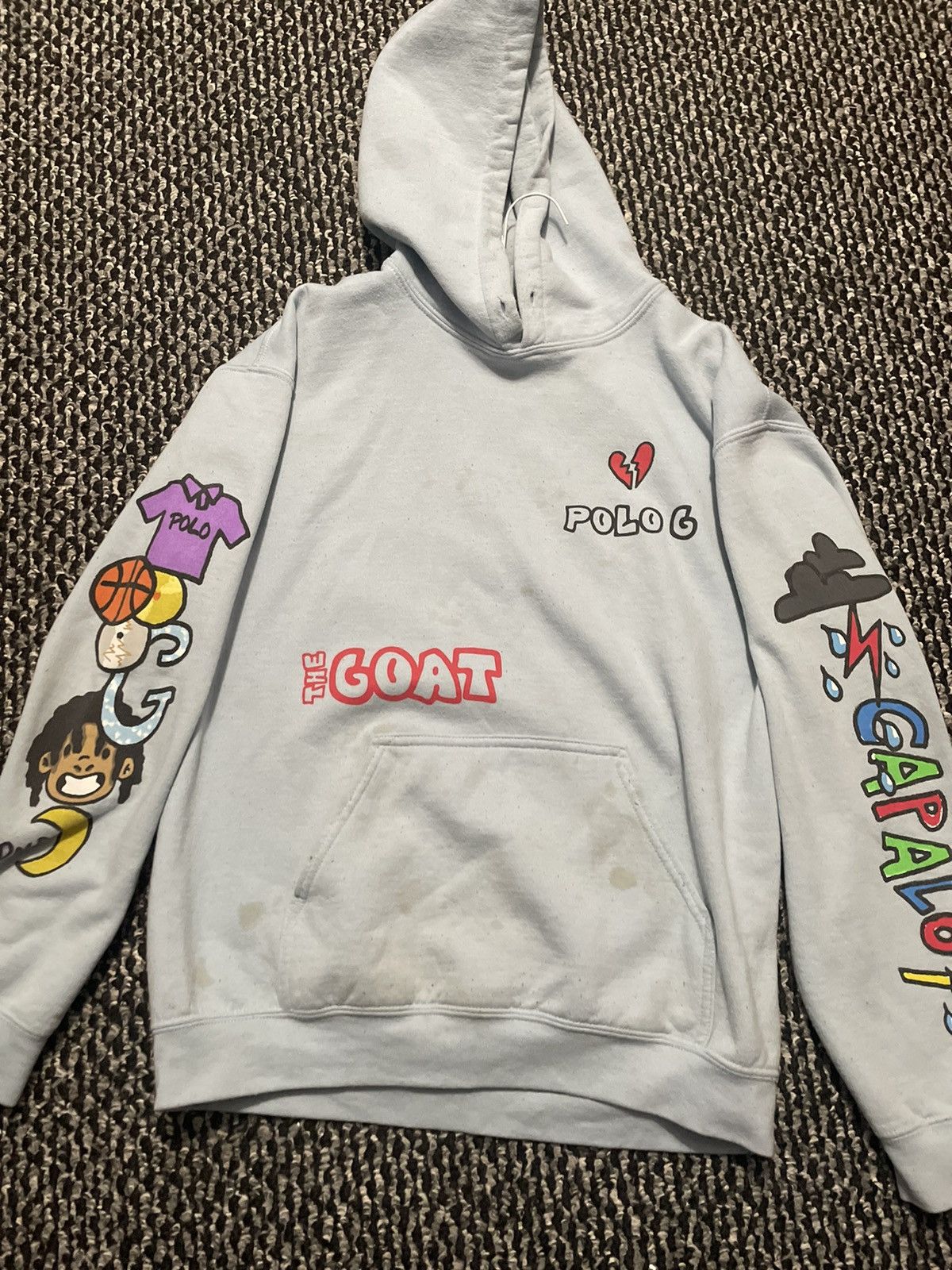 Custom Sweatshirt Polo g capalot hoodie Grailed