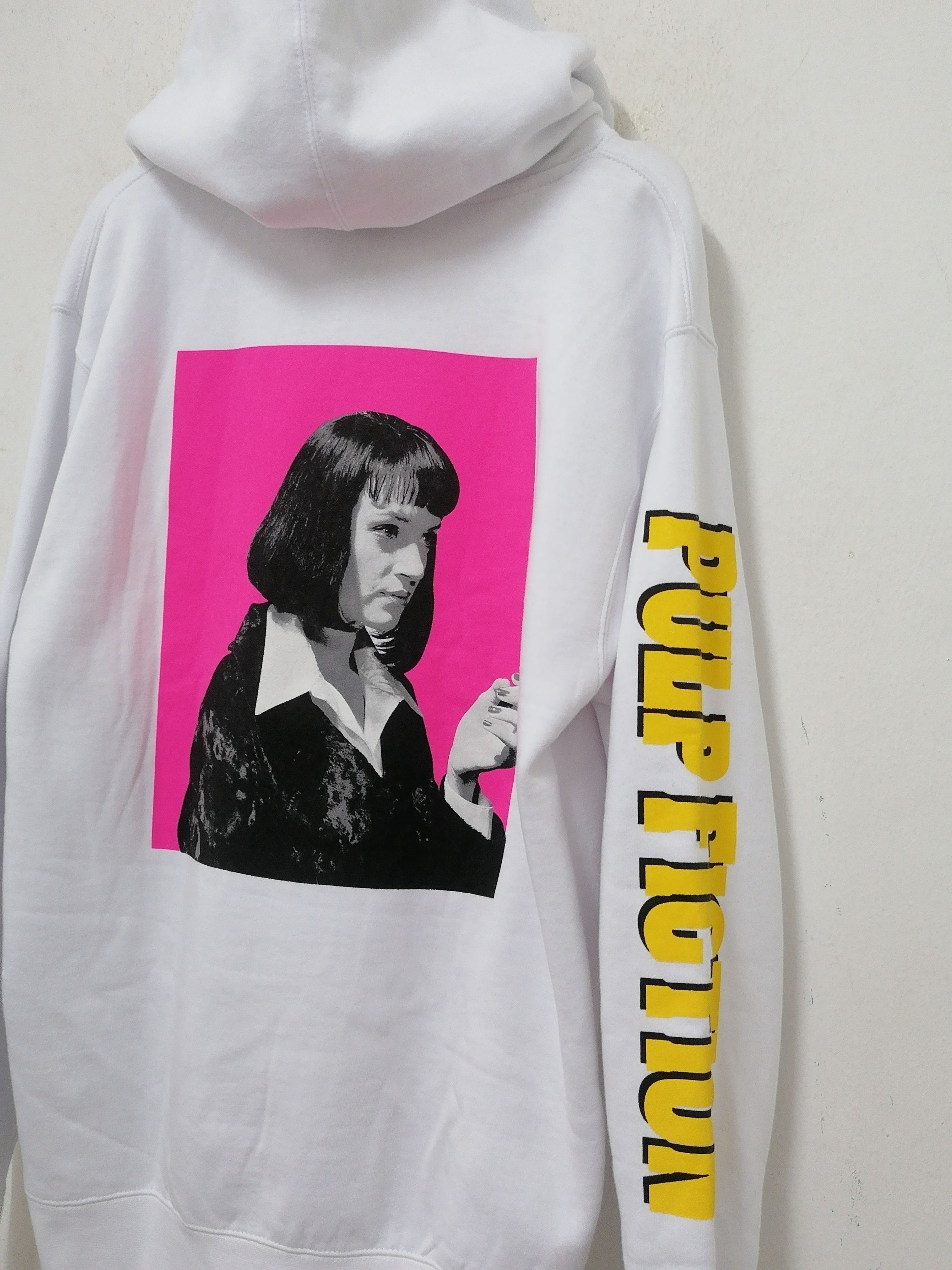 Huf Movie Streetwear Rare Pulp Fiction x Huf 25 th Anniversary Hoodie Grailed