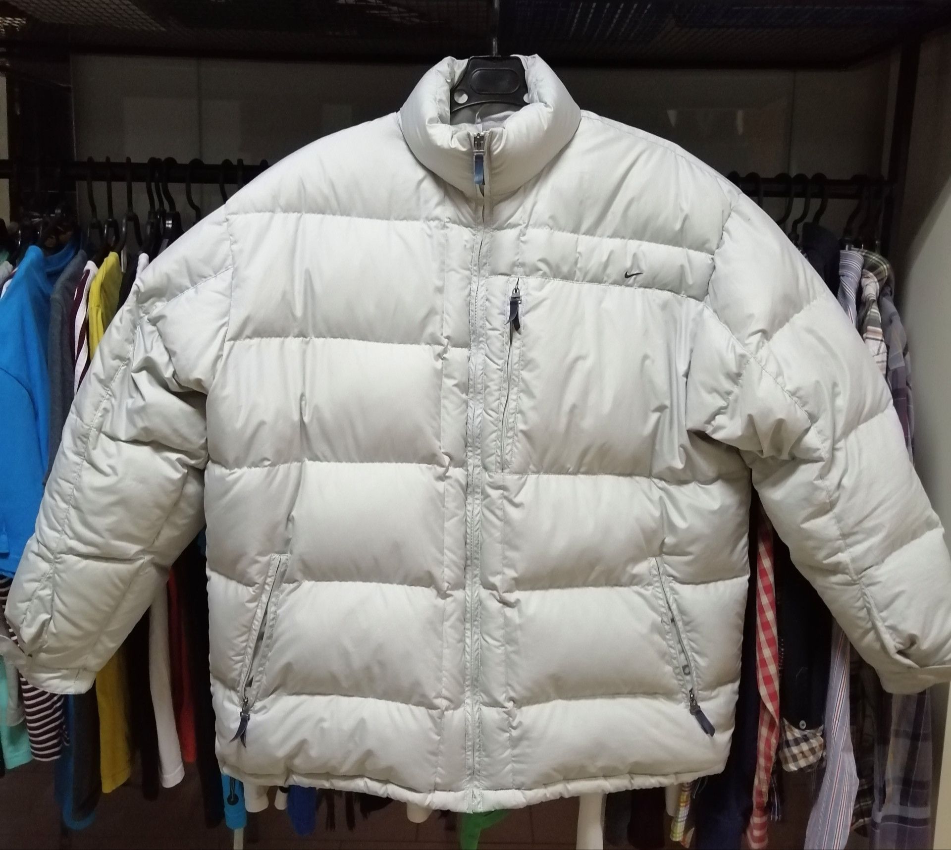 Japanese Brand × Nike × Vintage Rare Nike down jacket Size US XL / EU 56 / 4 - 1 Thumbnail