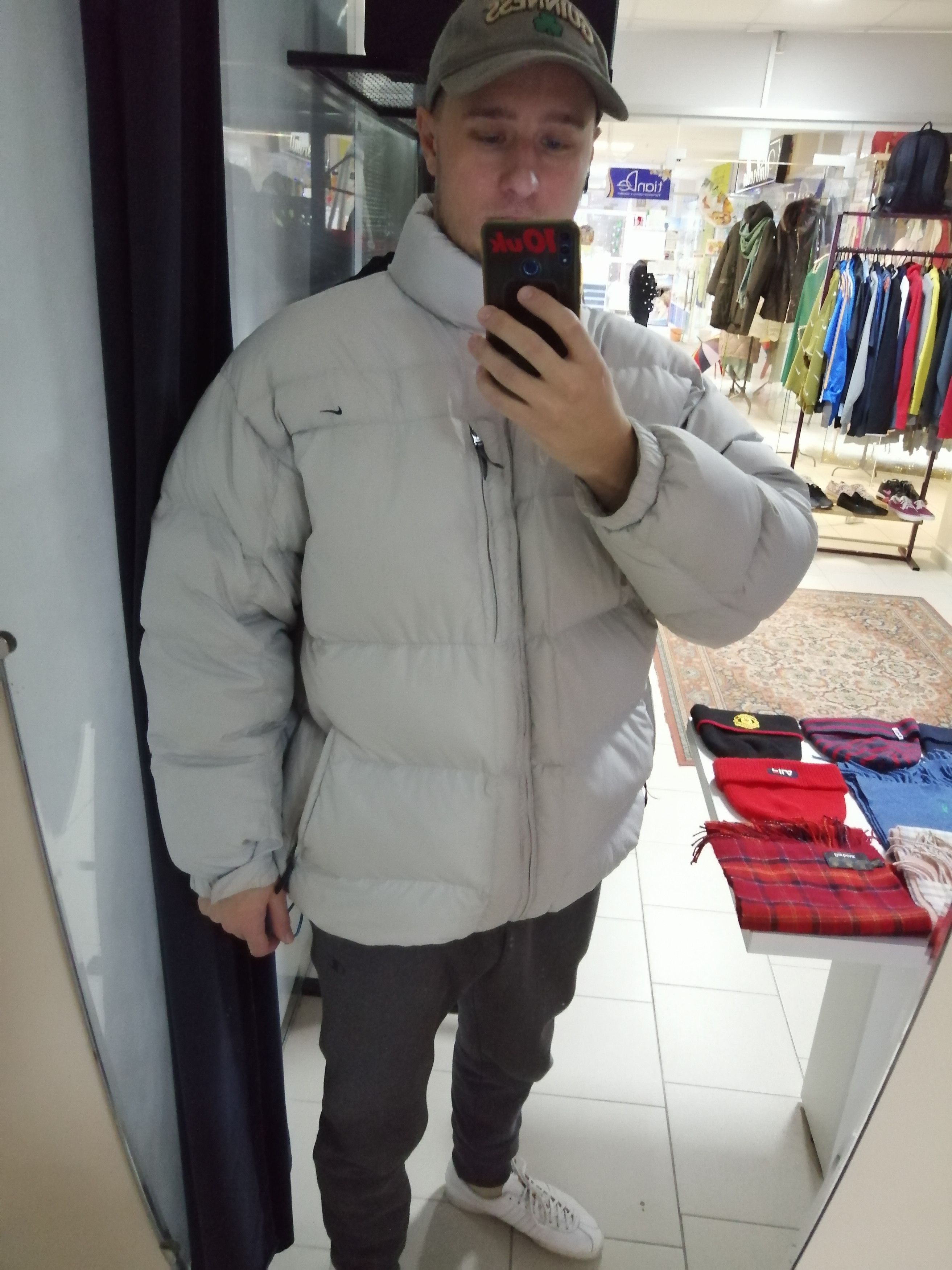 Japanese Brand × Nike × Vintage Rare Nike down jacket Size US XL / EU 56 / 4 - 2 Thumbnail