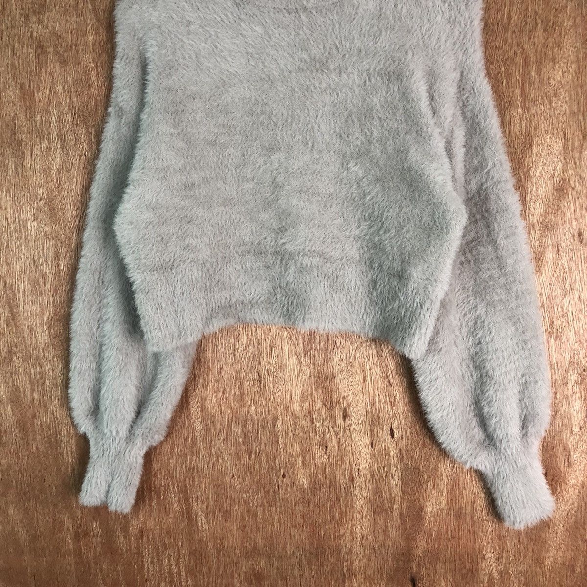 Japanese Brand Frees Mart crop top Shag Shaggy Fur Mohair Knitwear #6514 Size US S / EU 44-46 / 1 - 3 Thumbnail