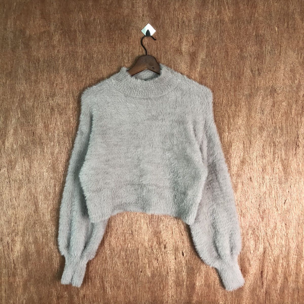 Japanese Brand Frees Mart crop top Shag Shaggy Fur Mohair Knitwear #6514 Size US S / EU 44-46 / 1 - 1 Thumbnail