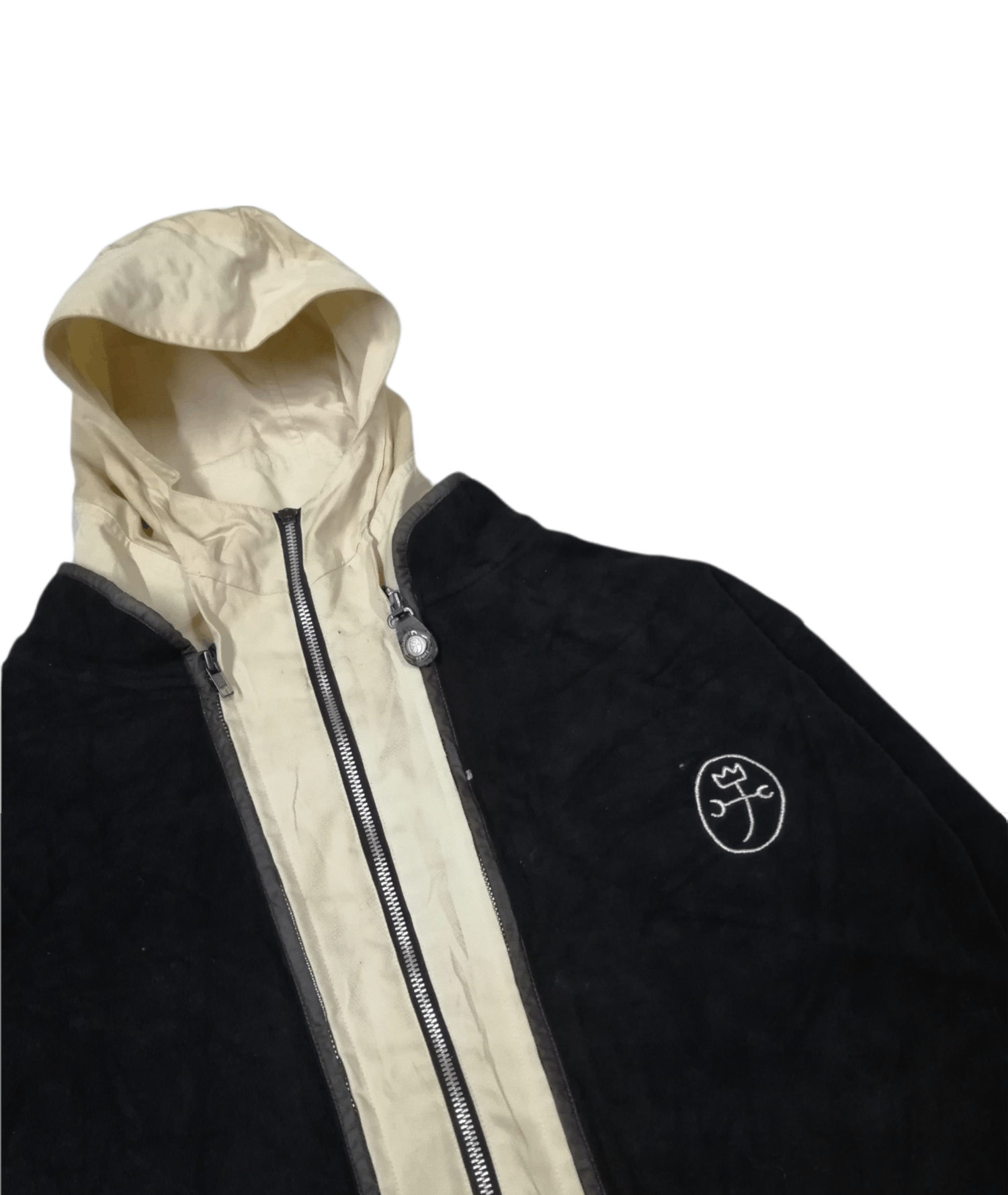 Jean Charles De Castelbajac 💥JEAN C.DE CASTELBAJAC Reversible Tactical/Fleece Jacket Size US L / EU 52-54 / 3 - 12 Thumbnail