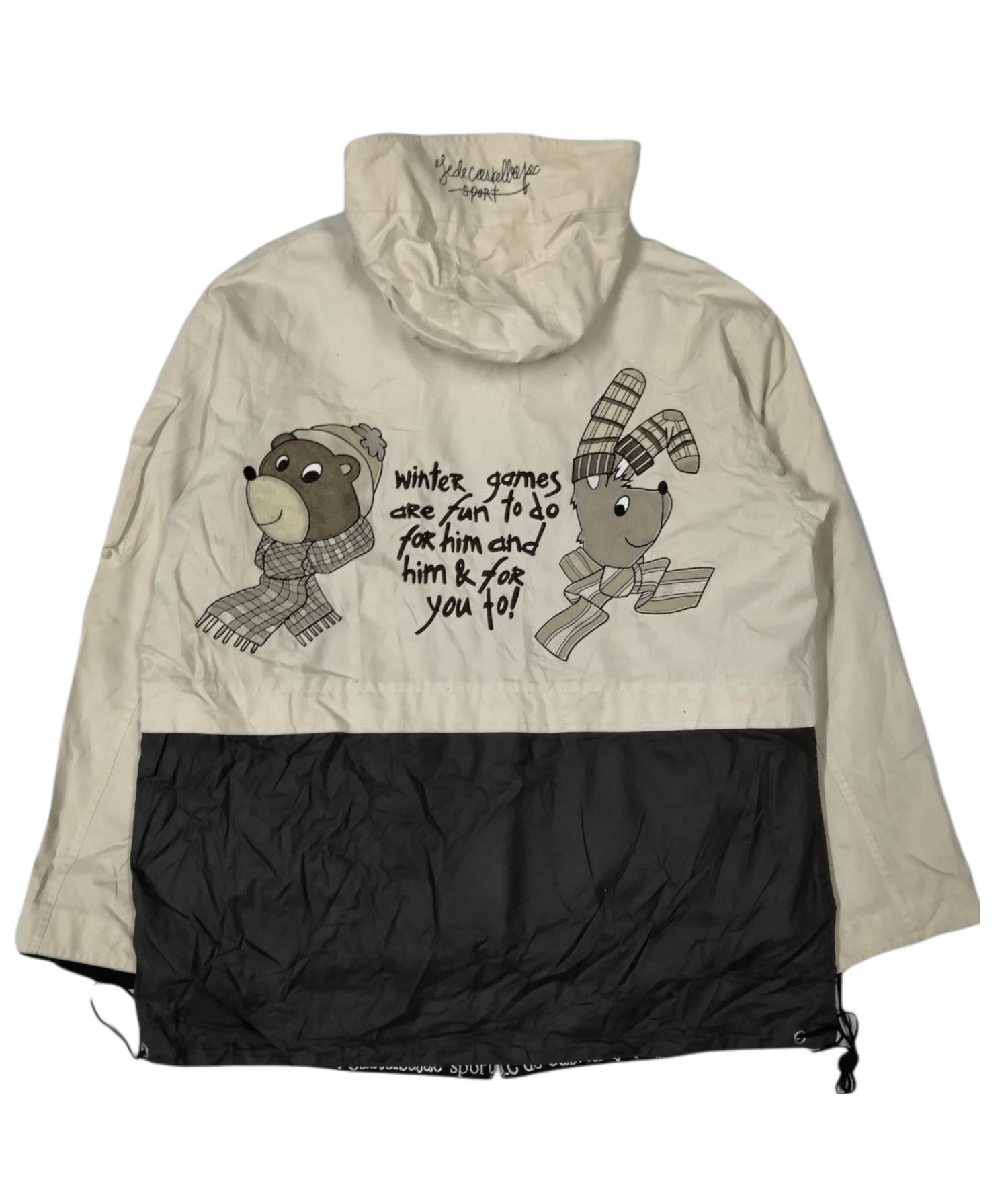 Jean Charles De Castelbajac 💥JEAN C.DE CASTELBAJAC Reversible Tactical/Fleece Jacket Size US L / EU 52-54 / 3 - 8 Thumbnail