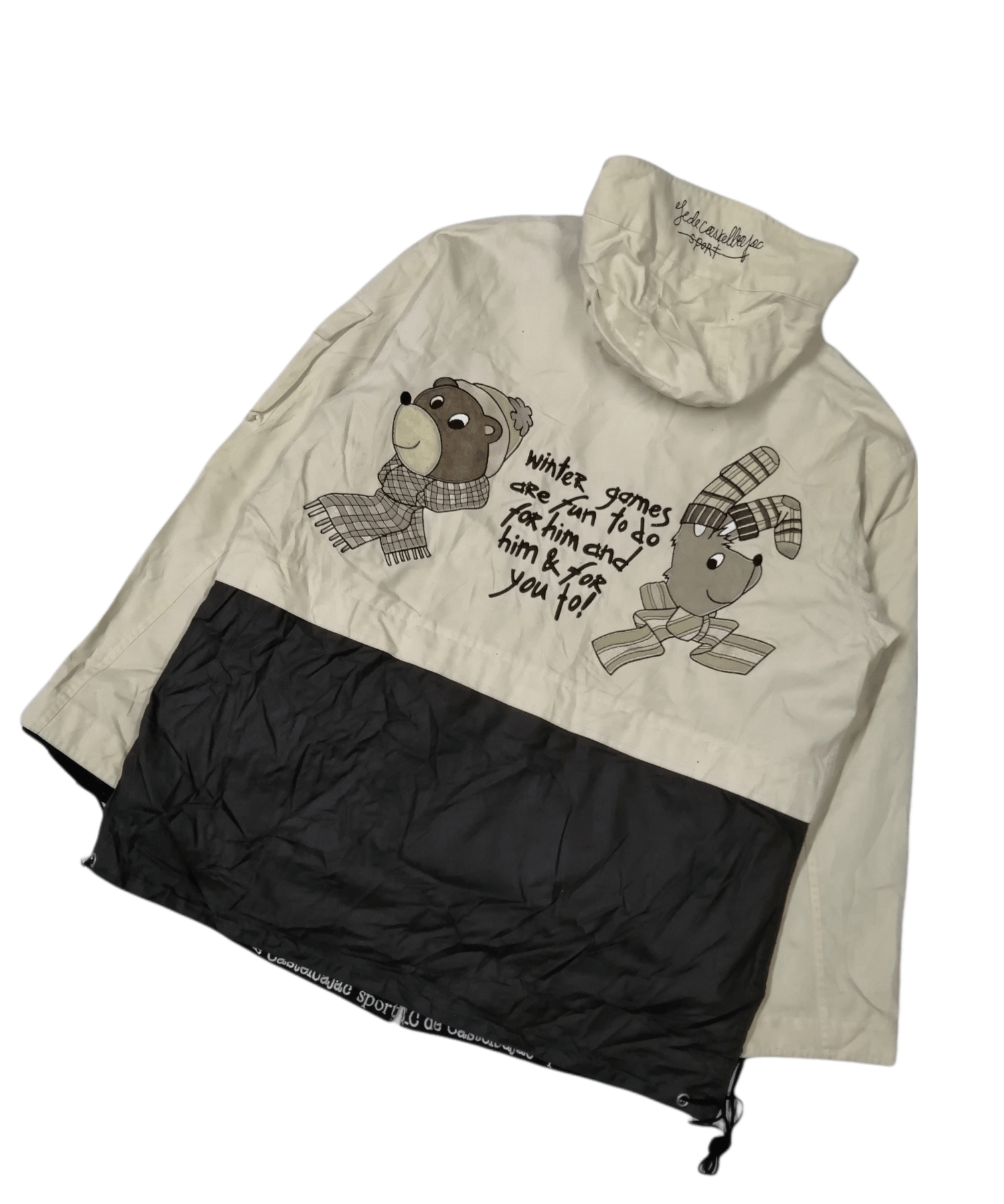Jean Charles De Castelbajac 💥JEAN C.DE CASTELBAJAC Reversible Tactical/Fleece Jacket Size US L / EU 52-54 / 3 - 7 Thumbnail