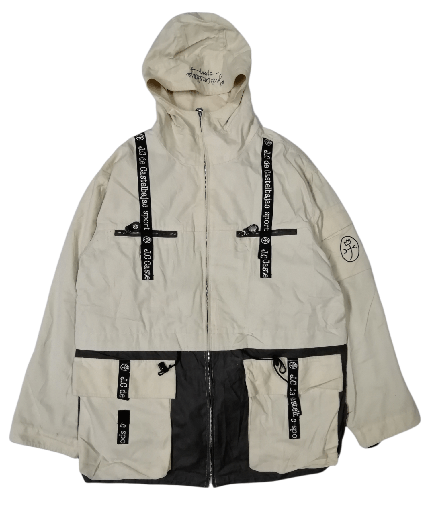 Jean Charles De Castelbajac 💥JEAN C.DE CASTELBAJAC Reversible Tactical/Fleece Jacket Size US L / EU 52-54 / 3 - 3 Thumbnail