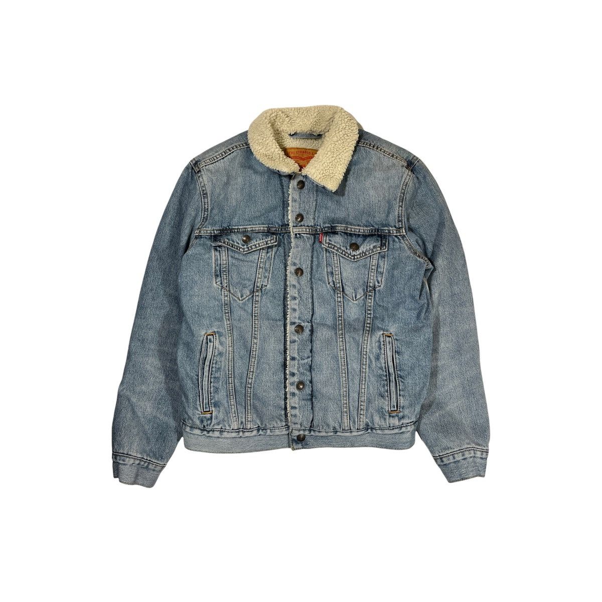 Levi's × Vintage Vintage Levi’s Fleece Lined Denim Jacket Size US M / EU 48-50 / 2 - 1 Thumbnail
