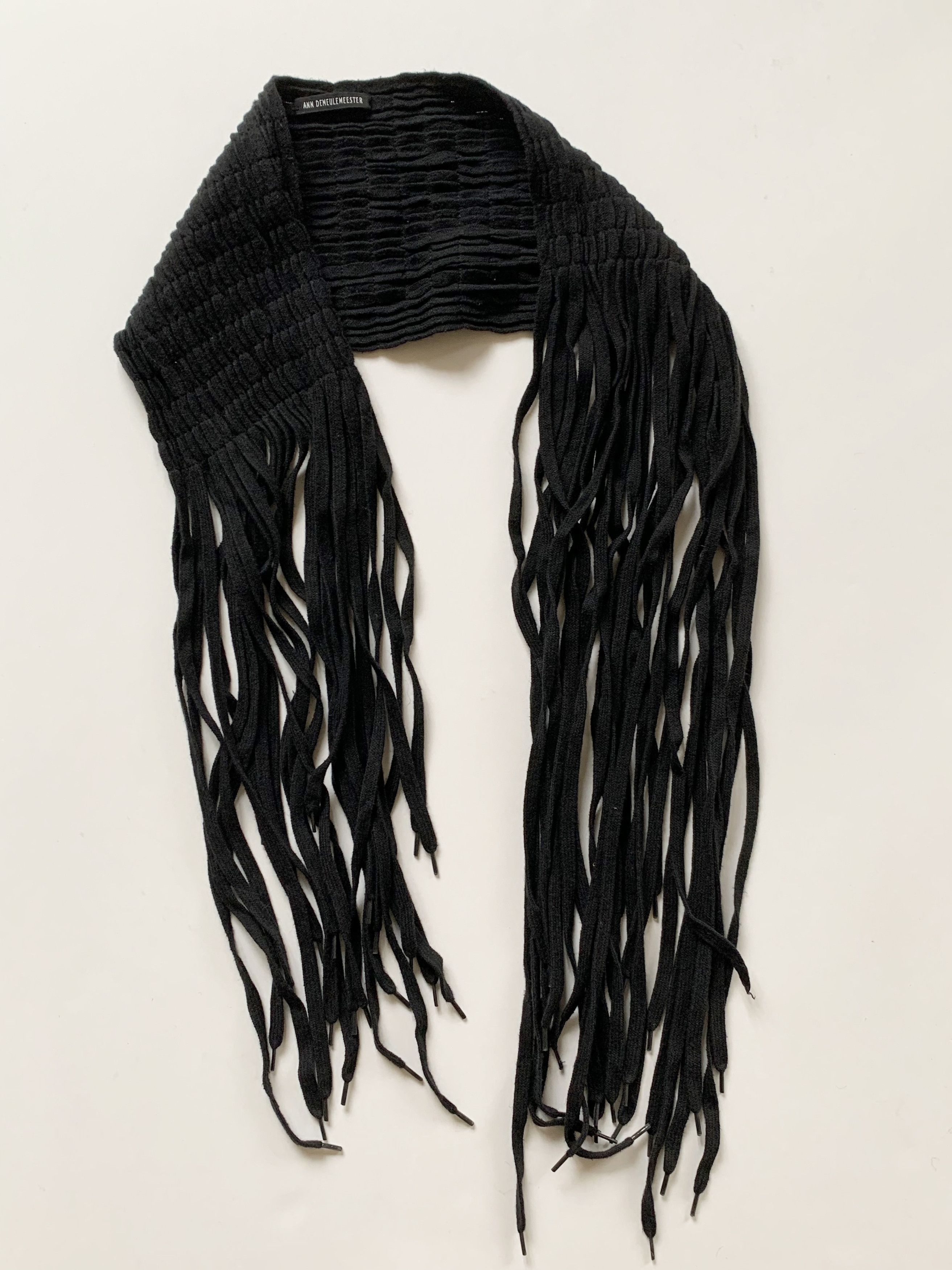 Ann Demeulemeester Ann Demeulemeester shoelace scarf | Grailed