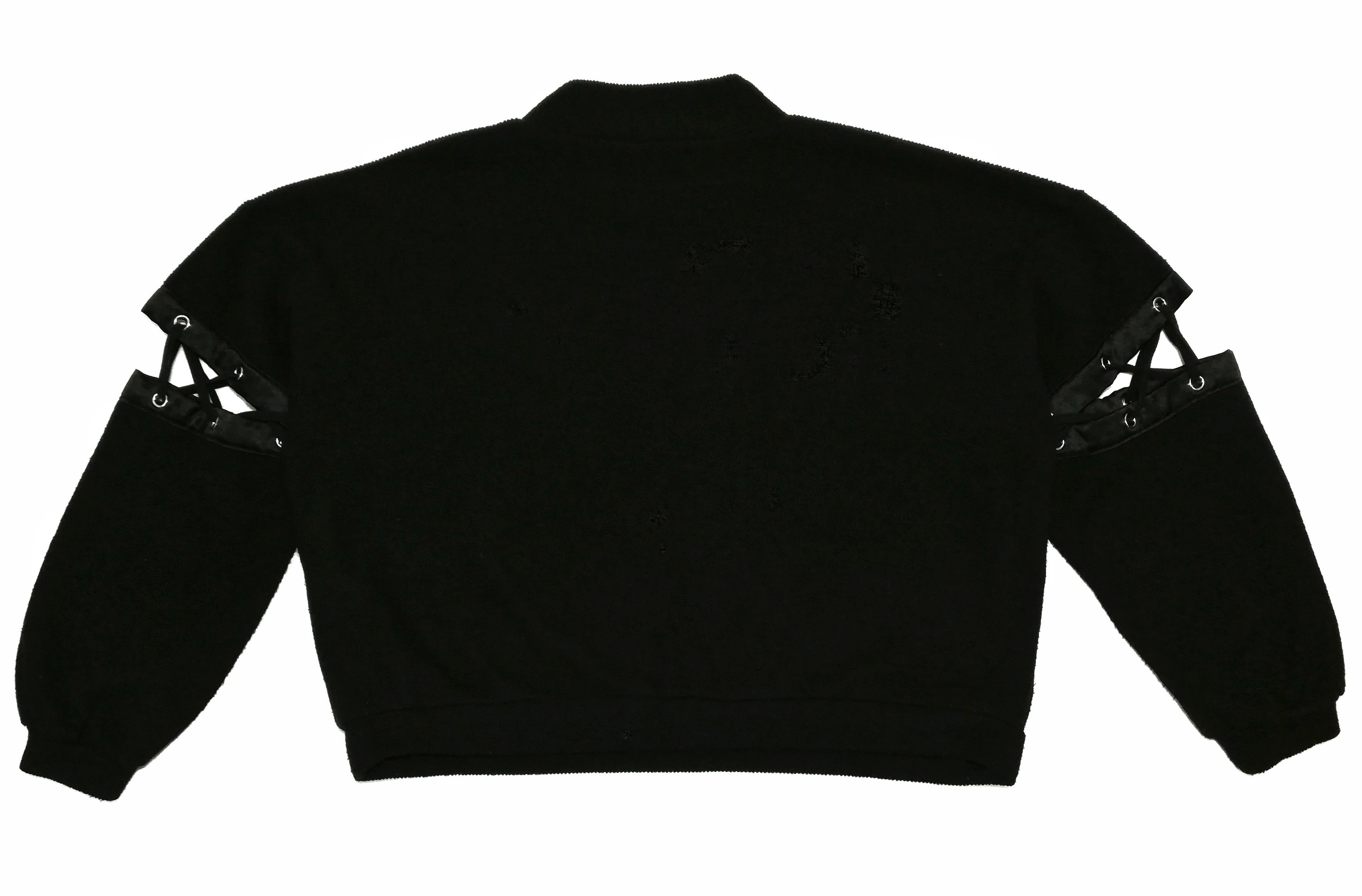 Japanese Brand 🔥PUNK STYLE SWEATSHIRT BY RASVOA BLACK CONDITION LIKE NEW Size US M / EU 48-50 / 2 - 12 Thumbnail