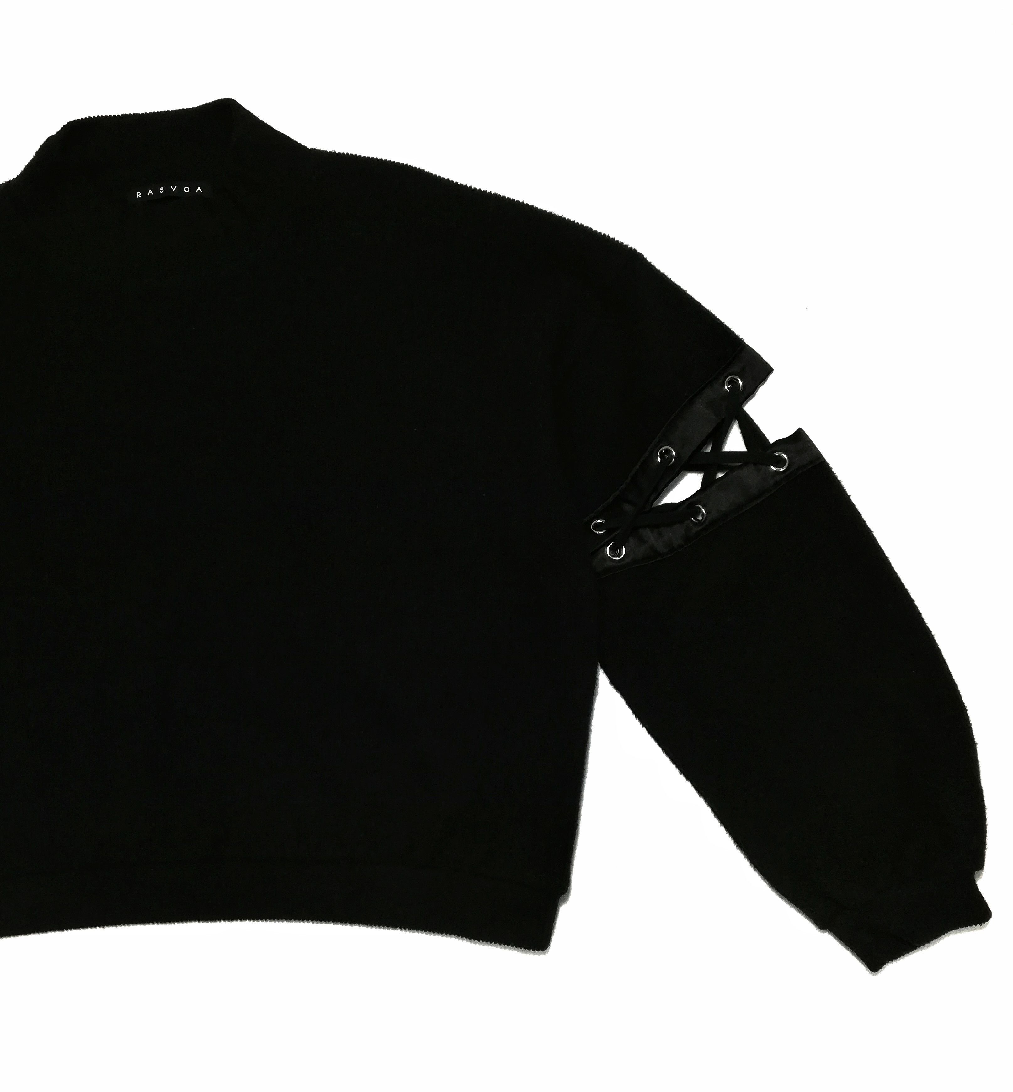 Japanese Brand 🔥PUNK STYLE SWEATSHIRT BY RASVOA BLACK CONDITION LIKE NEW Size US M / EU 48-50 / 2 - 4 Thumbnail