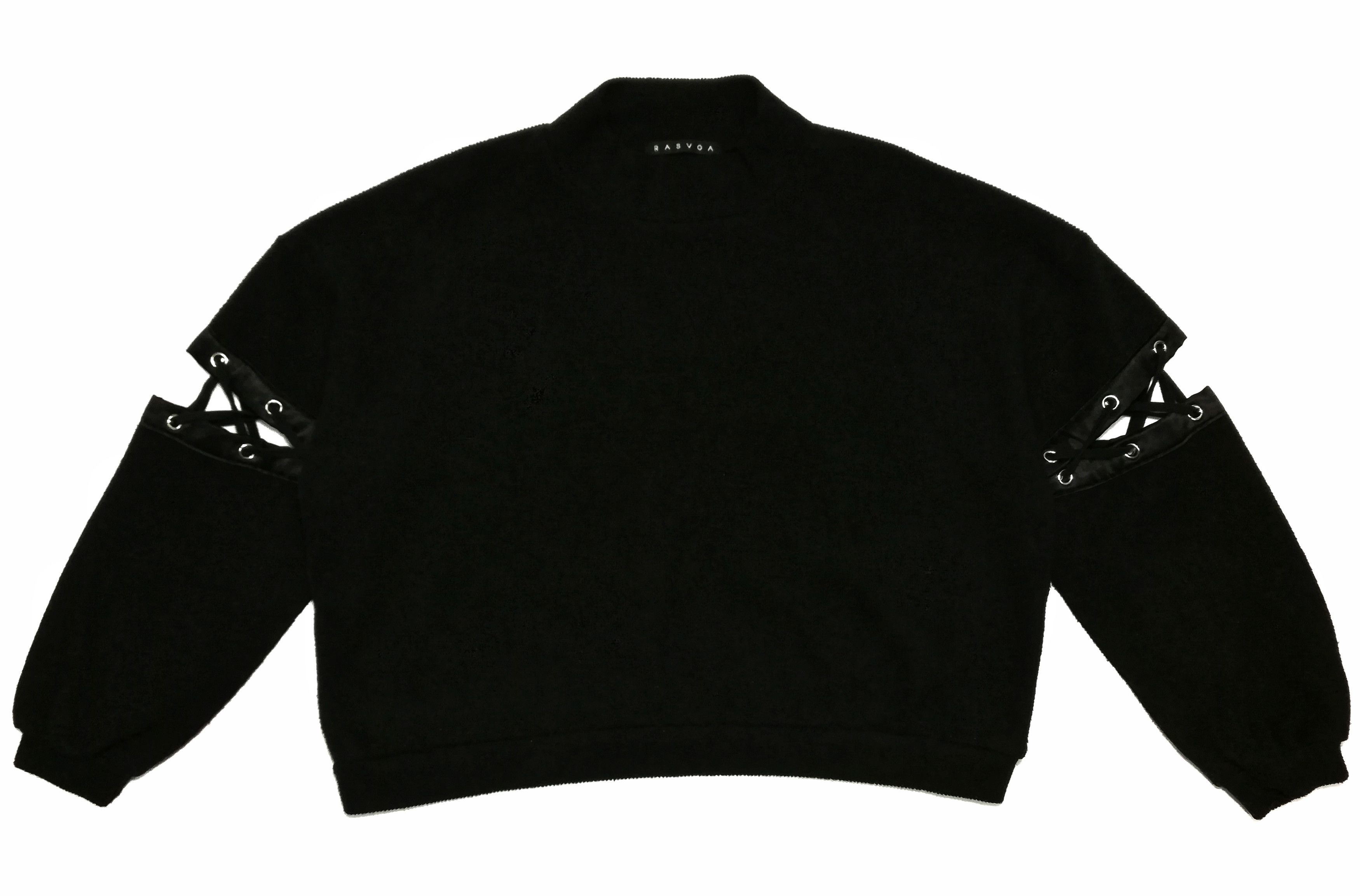 Japanese Brand 🔥PUNK STYLE SWEATSHIRT BY RASVOA BLACK CONDITION LIKE NEW Size US M / EU 48-50 / 2 - 1 Thumbnail
