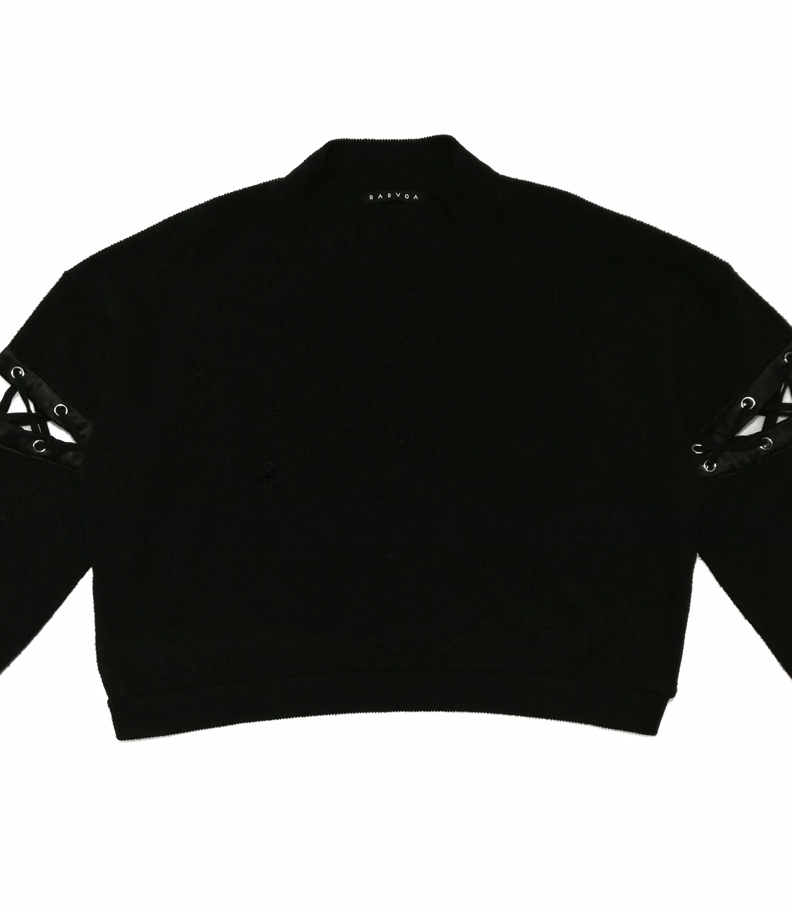 Japanese Brand 🔥PUNK STYLE SWEATSHIRT BY RASVOA BLACK CONDITION LIKE NEW Size US M / EU 48-50 / 2 - 2 Thumbnail