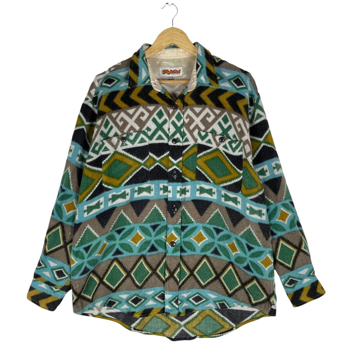⚡️FLIGHT BIRD Aztec Shirt Button Up