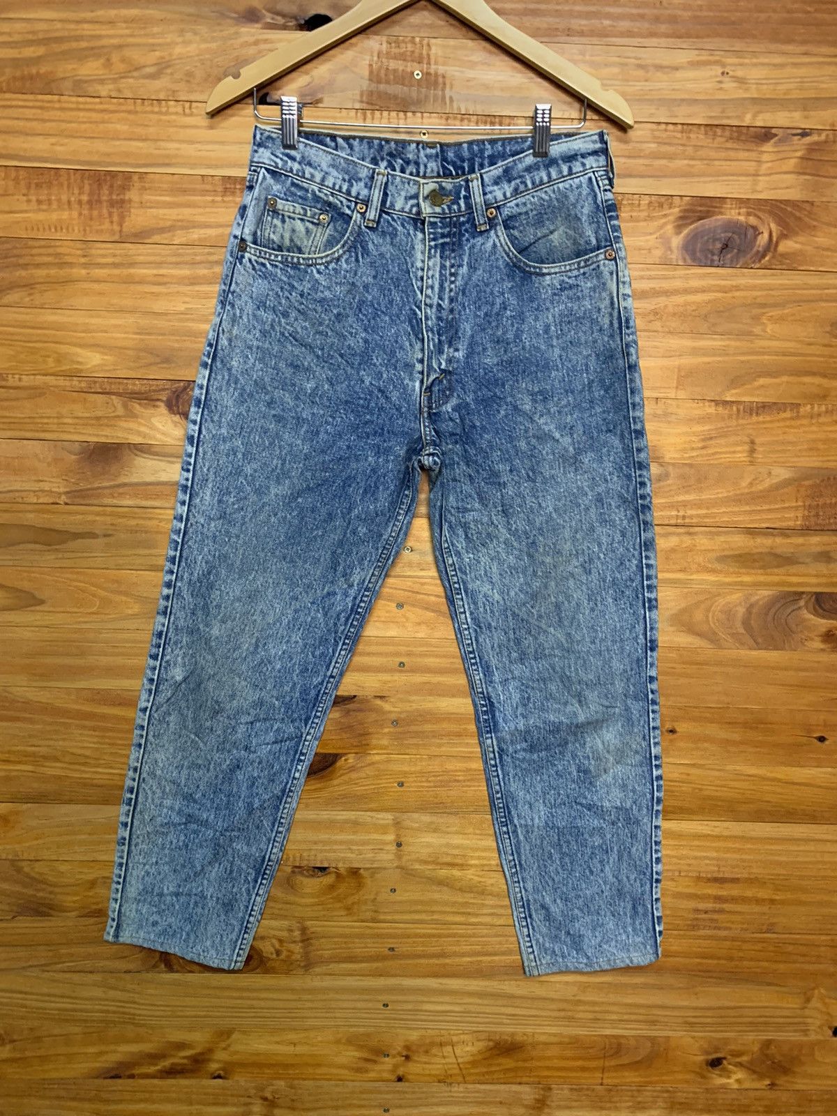 Levi's Vintage Levi’s lot 603 80s Acid Stone Wash Skinhead Jeans Size US 30 / EU 46 - 1 Thumbnail