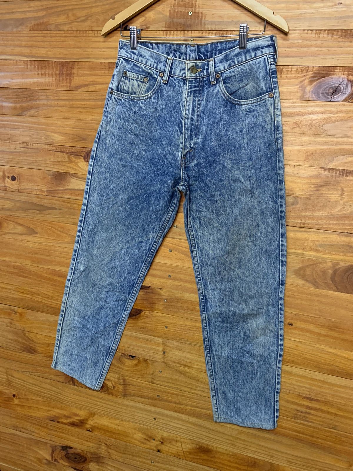 Levi's Vintage Levi’s lot 603 80s Acid Stone Wash Skinhead Jeans Size US 30 / EU 46 - 2 Thumbnail