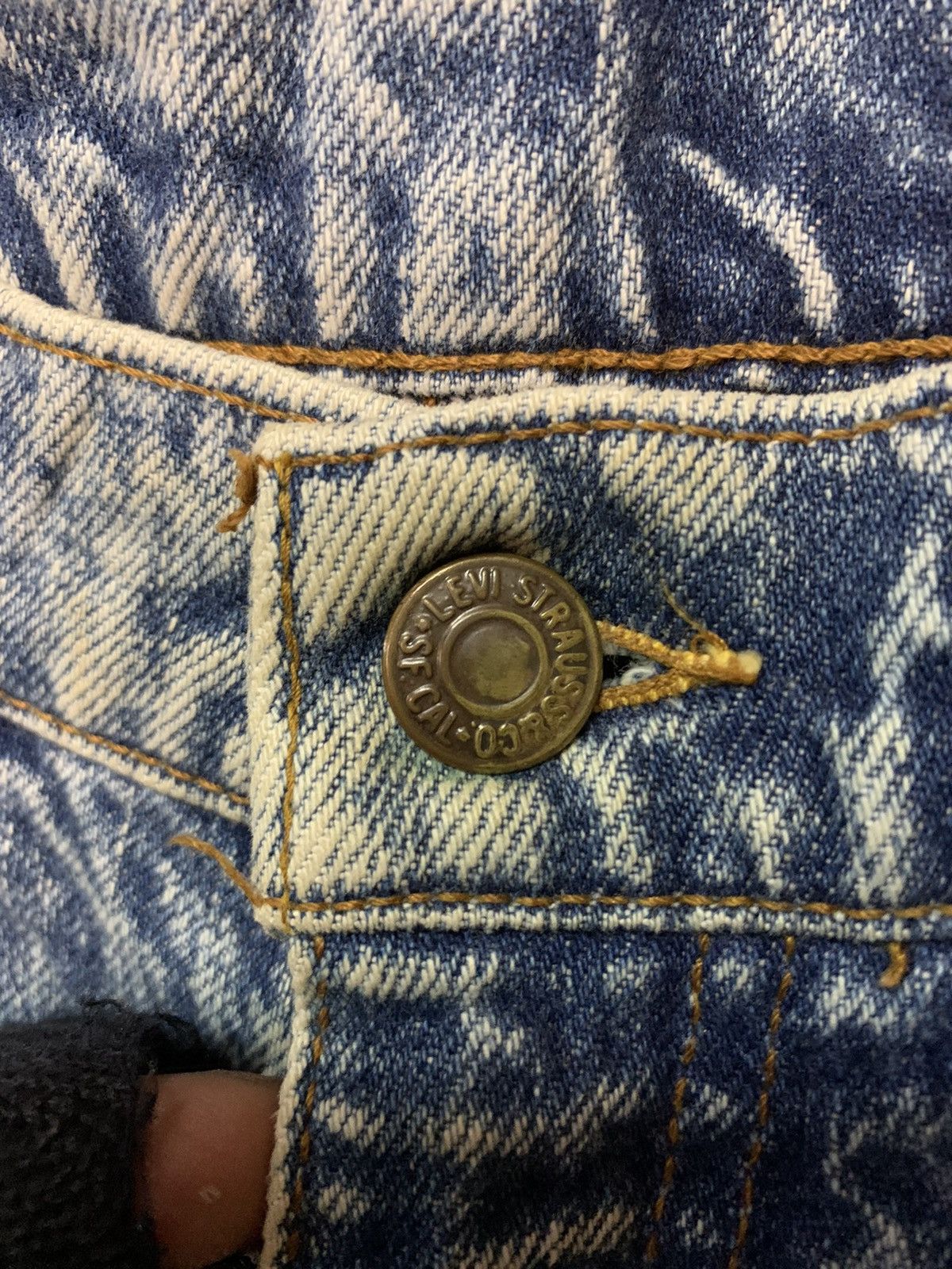 Levi's Vintage Levi’s lot 603 80s Acid Stone Wash Skinhead Jeans Size US 30 / EU 46 - 4 Thumbnail