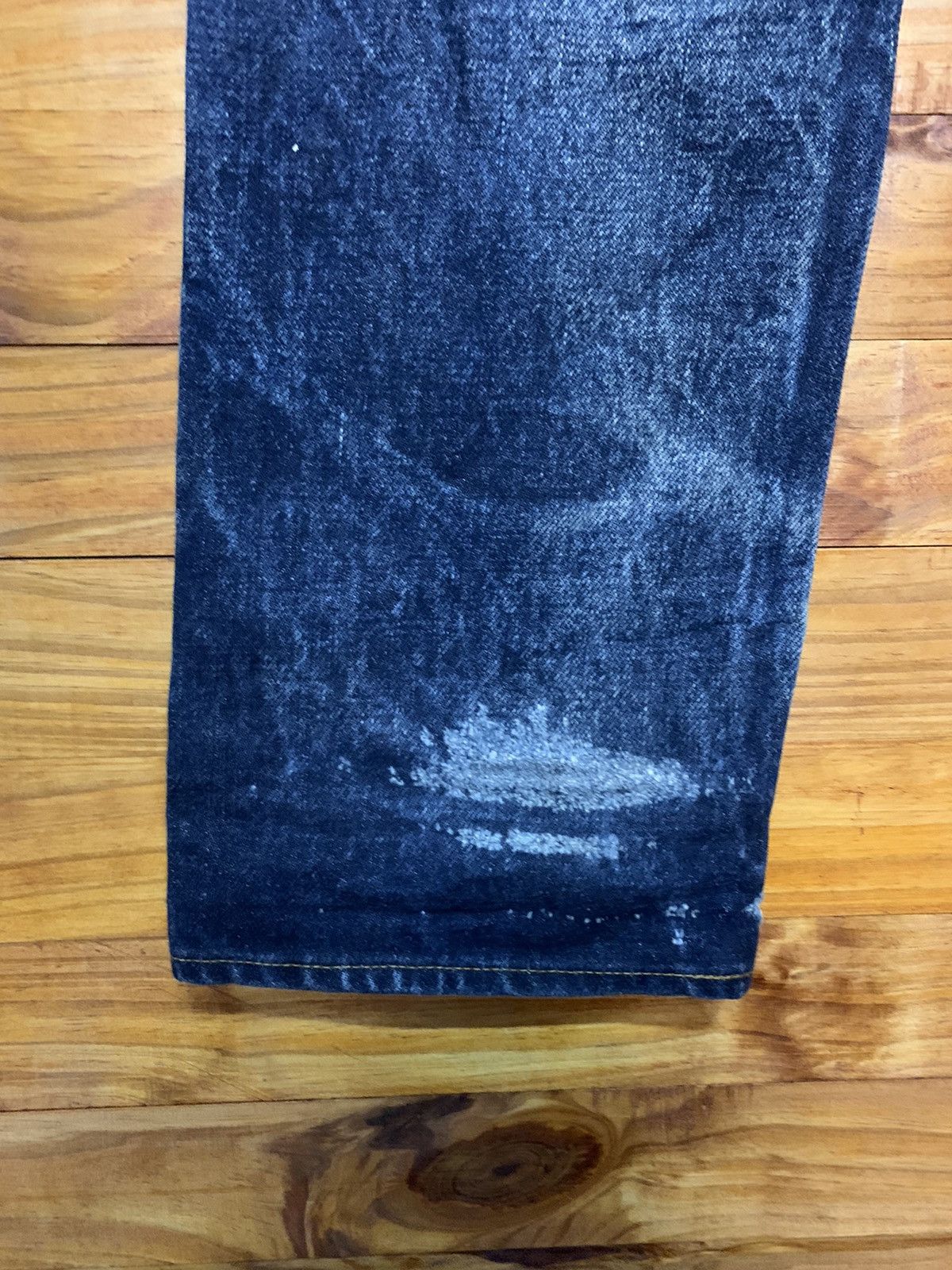 KOJIMA GENES Vintage Kojima Genes Japan Blue Wash Out Denim Jeans 19oz Size US 32 / EU 48 - 12 Thumbnail