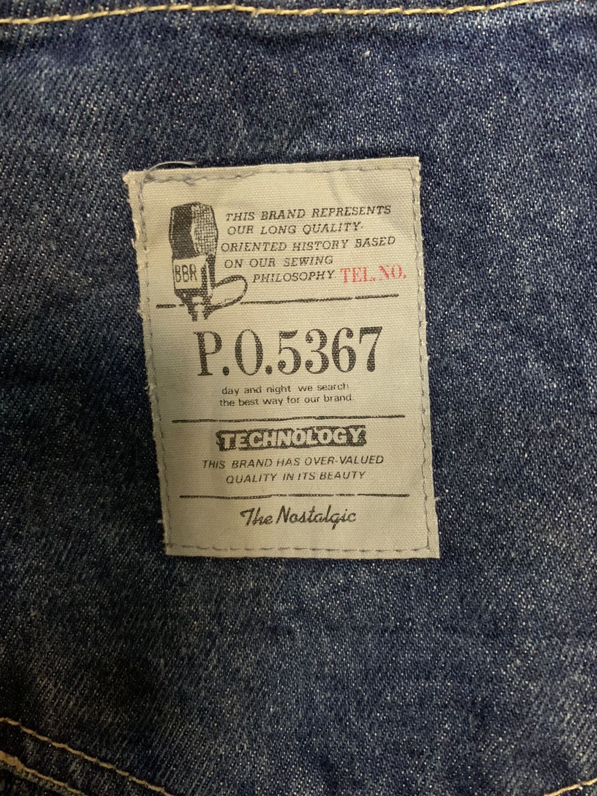Japanese Brand Vintage Technology Fifty’s Sashiko Carpenter Denim Pants Size US 32 / EU 48 - 9 Thumbnail
