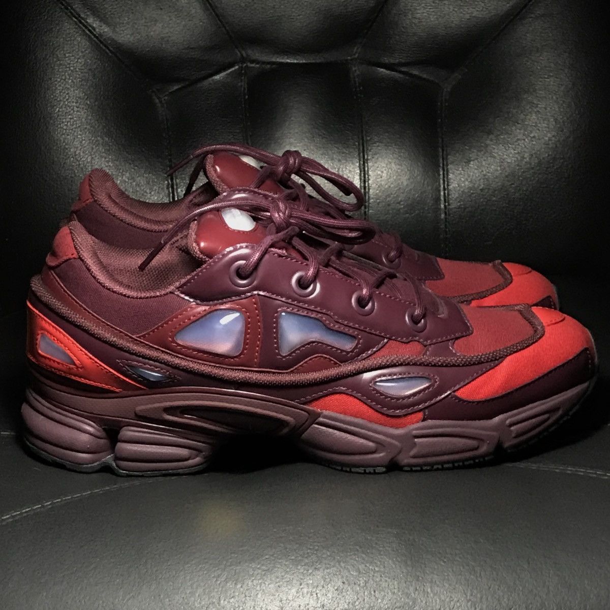 raf simons ozweego burgundy