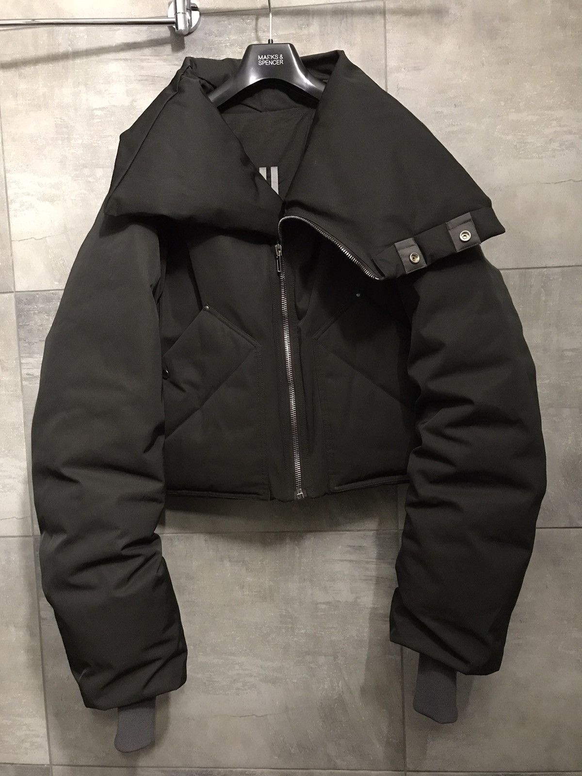 Rick Owens FW20 Performa Cropped Sample Mountain Duvet Down Jacket 
