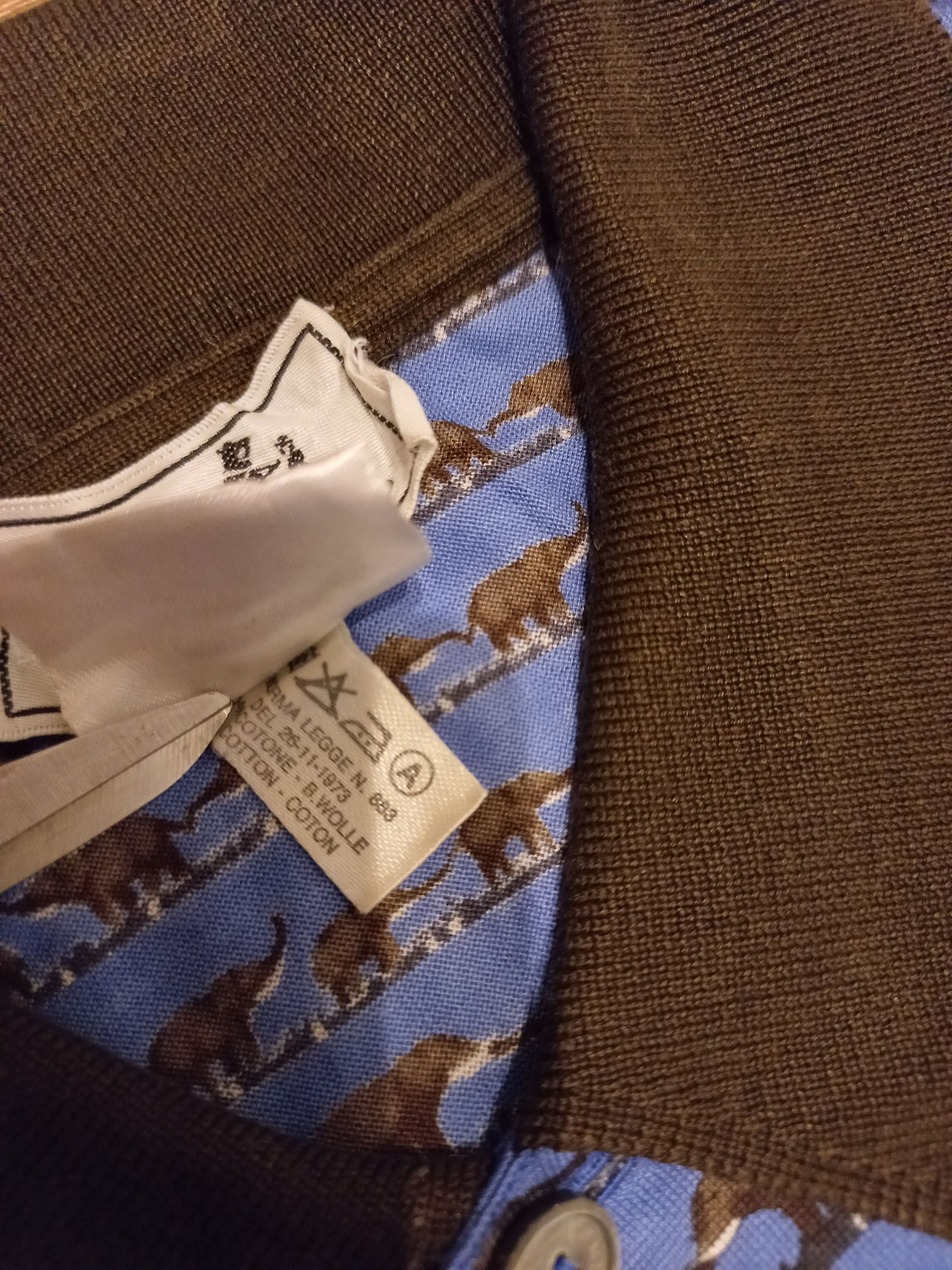 Hermes Hermes polo shirt elephant full pattern Size US L / EU 52-54 / 3 - 8 Thumbnail