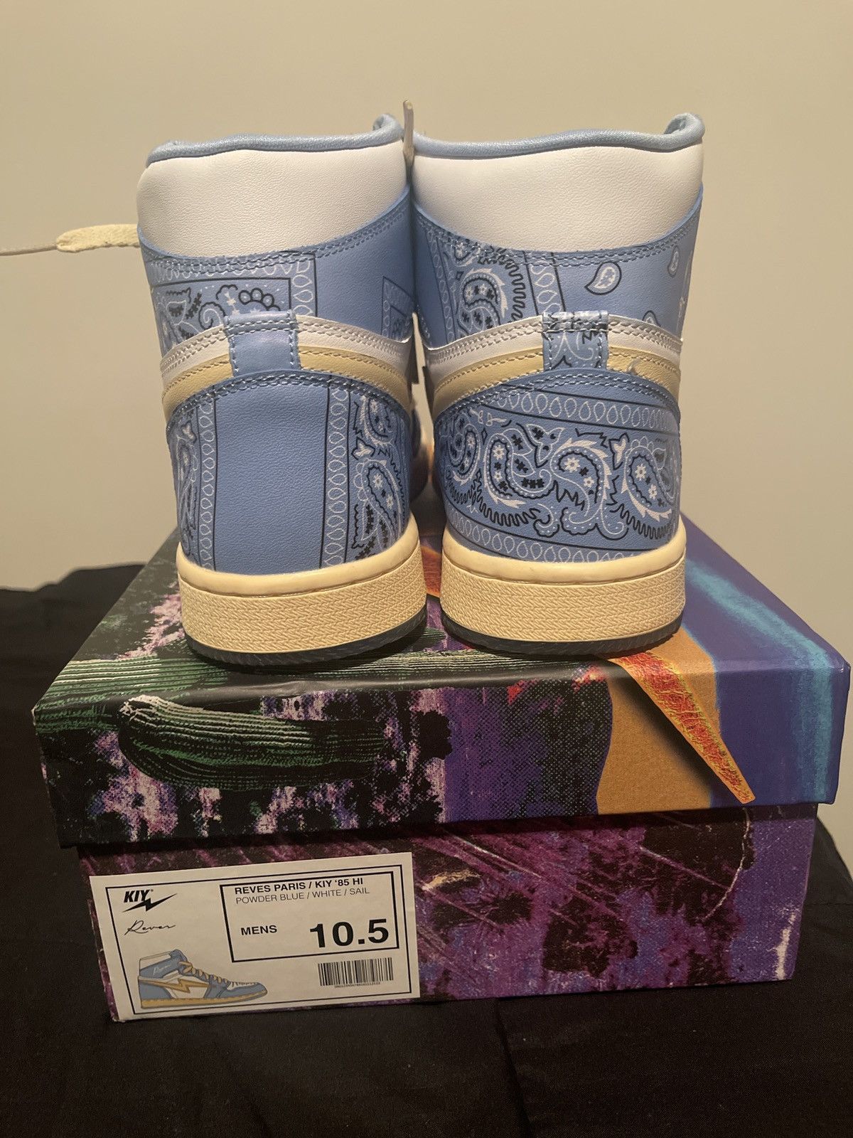 Reves Paris Reves Paris x Air KIY ‘85 HI David Weeks NYC PE Size US 10.5 / EU 43-44 - 3 Thumbnail