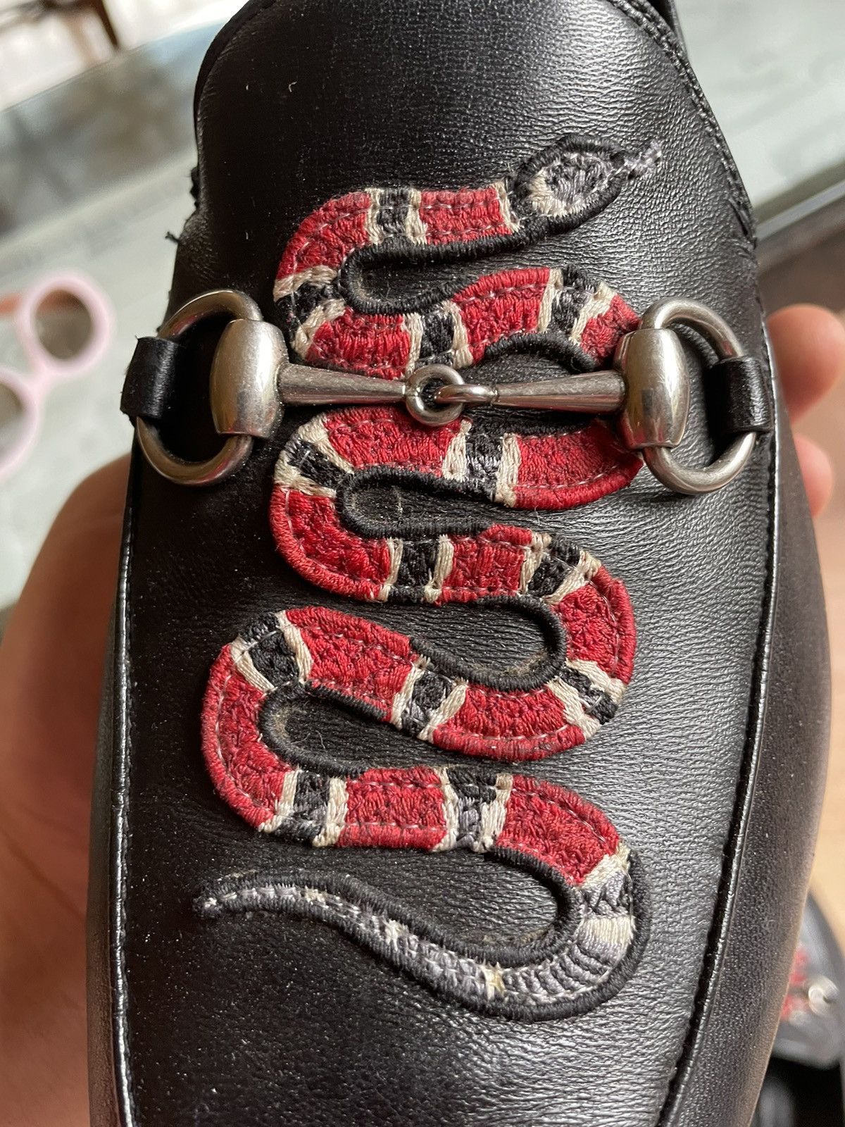 Gucci GUCCI KINGSNAKE LOAFERS Grailed