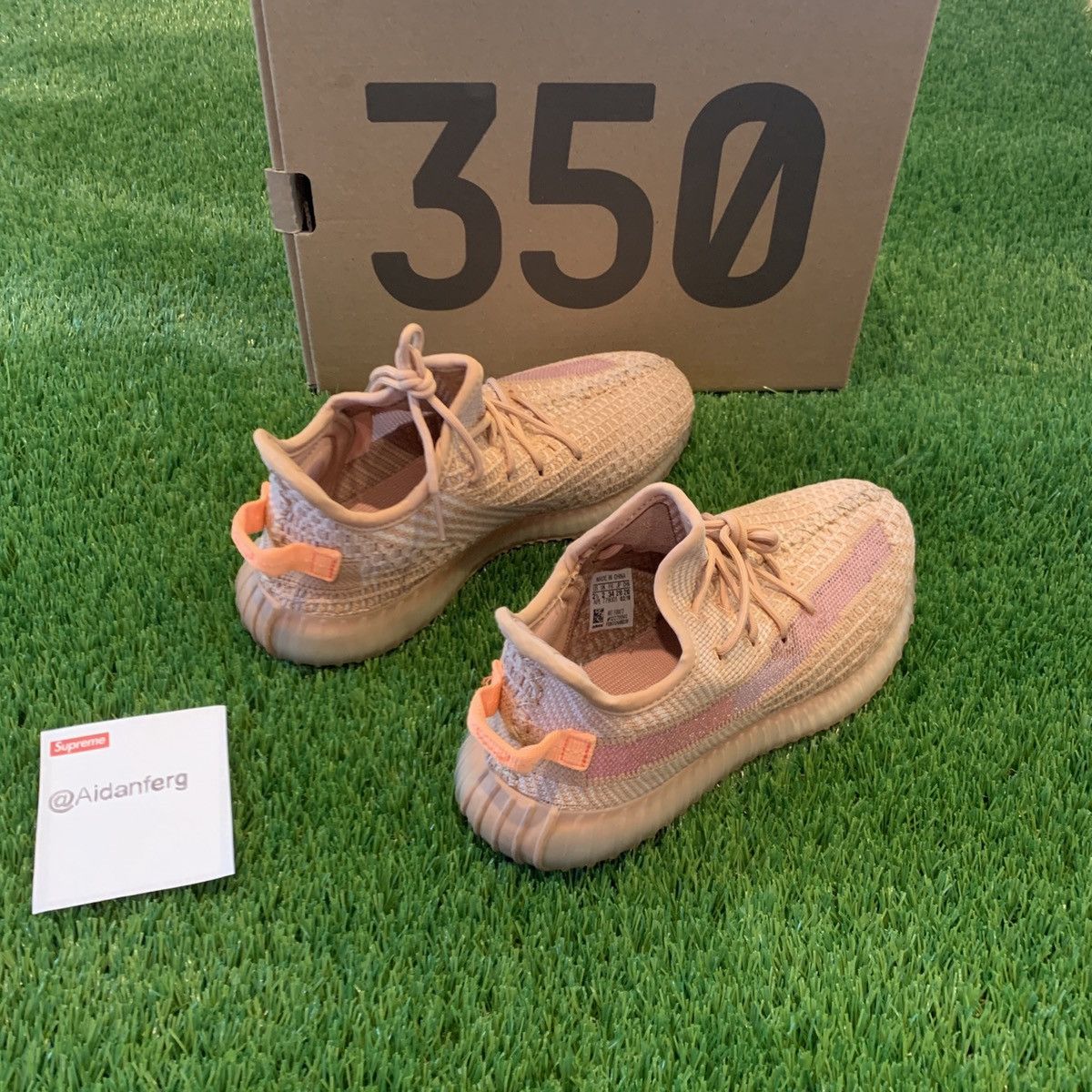 Adidas Kids Size 2.5 Yeezy Boost 350 V2 Clay(read description) Size US 5 / EU 37 - 2 Preview