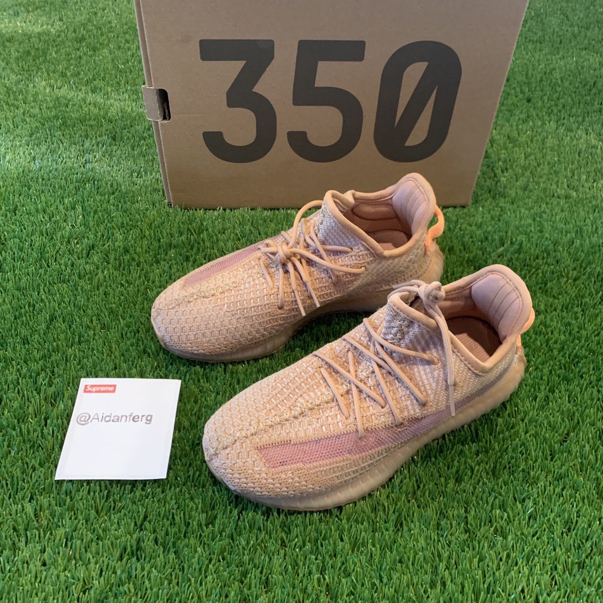 Adidas Kids Size 2.5 Yeezy Boost 350 V2 Clay(read description) Size US 5 / EU 37 - 1 Preview