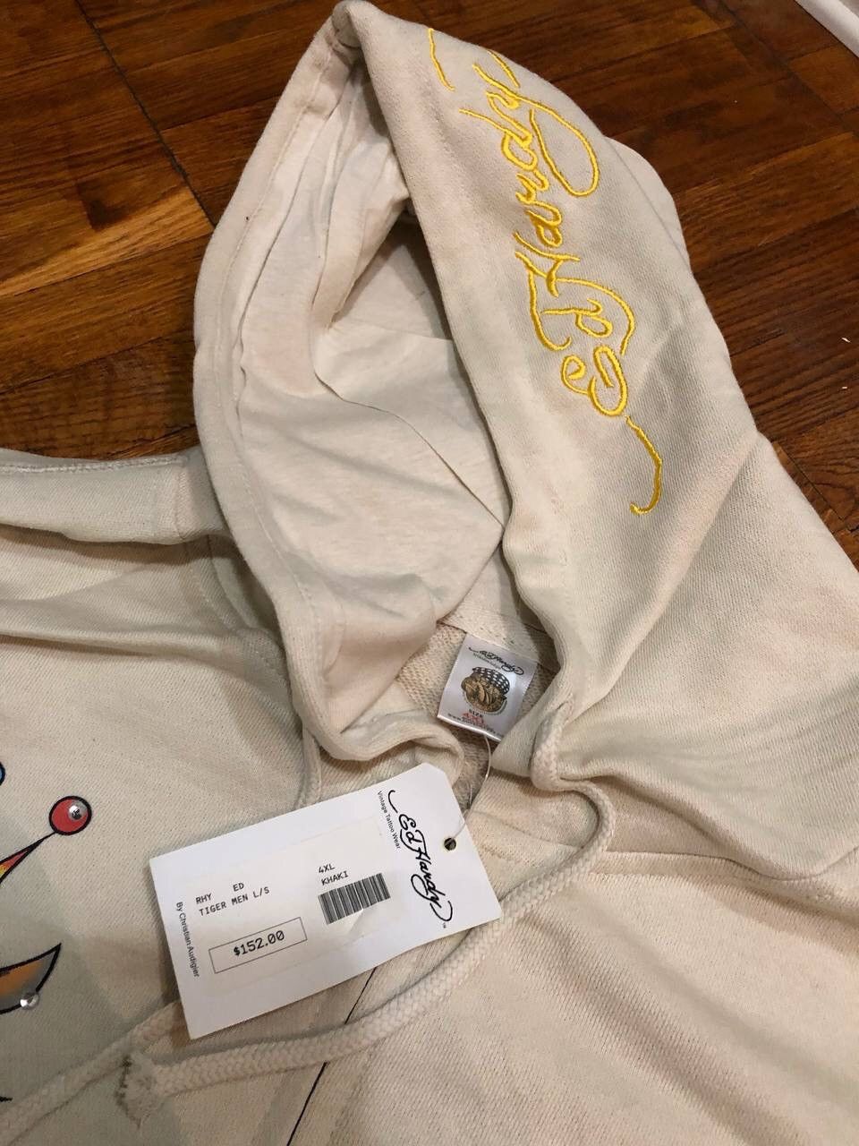 Christian Audigier × Ed Hardy Ed hardy by Christian Audigier hoodie White Size US XXL / EU 58 / 5 - 6 Thumbnail