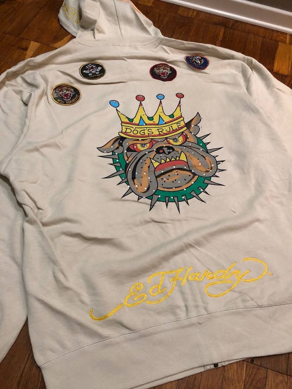 Christian Audigier × Ed Hardy Ed hardy by Christian Audigier hoodie White Size US XXL / EU 58 / 5 - 1 Thumbnail