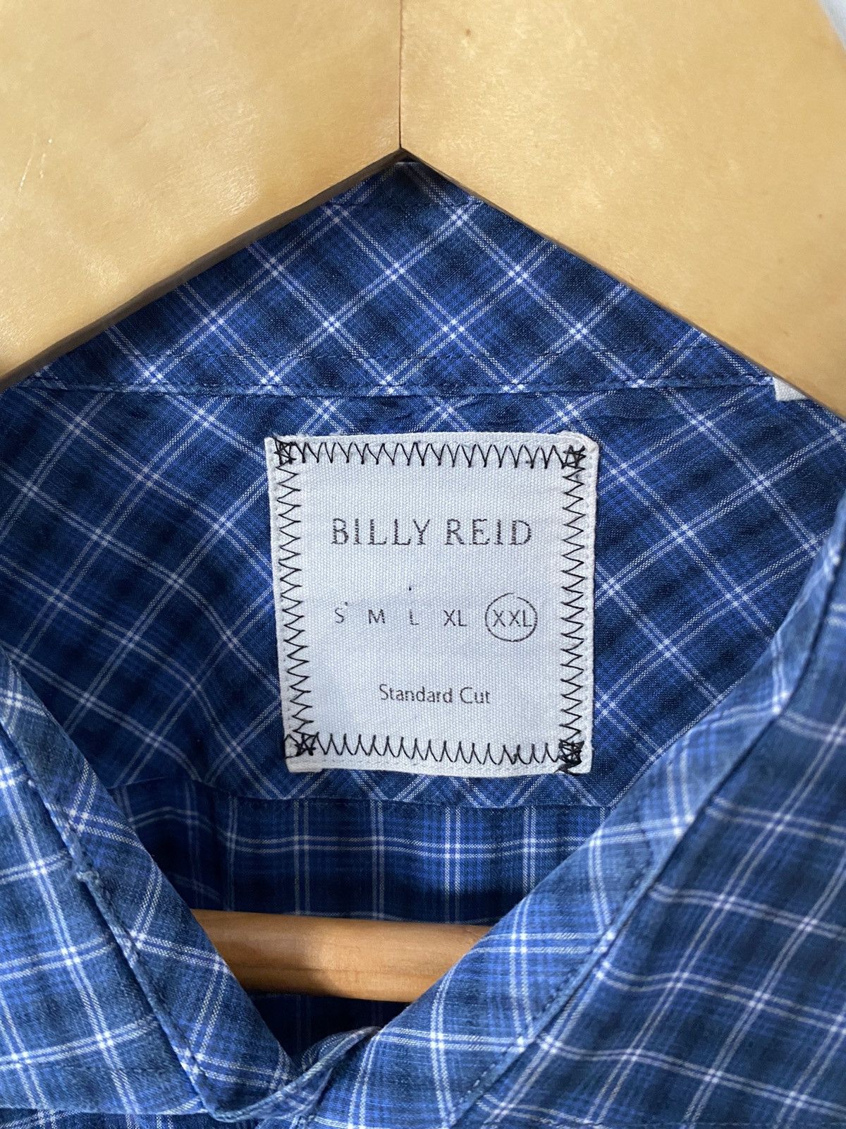 Billy Reid Dark Blue Plaid Shirt Size US XXL / EU 58 / 5 - 3 Thumbnail