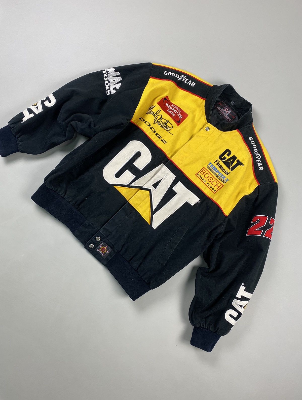 Caterpillar Vintage Caterpillar x NASCAR racing jacket (XL) | Grailed