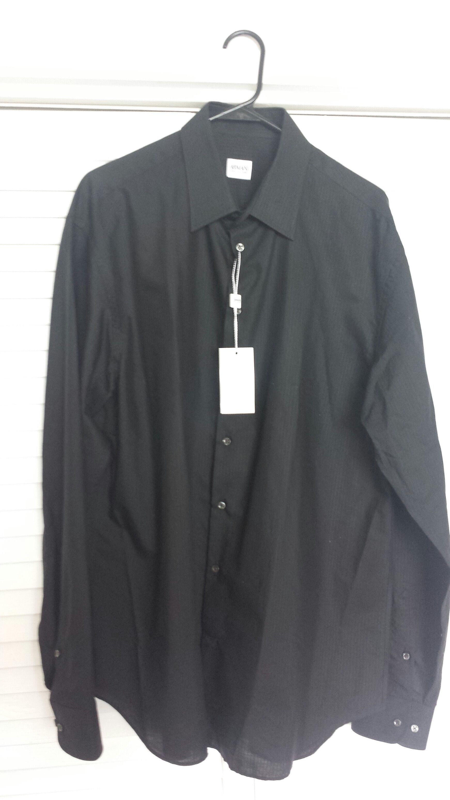 low price Armani Black Men s Dress Shirt www.fcbsudan