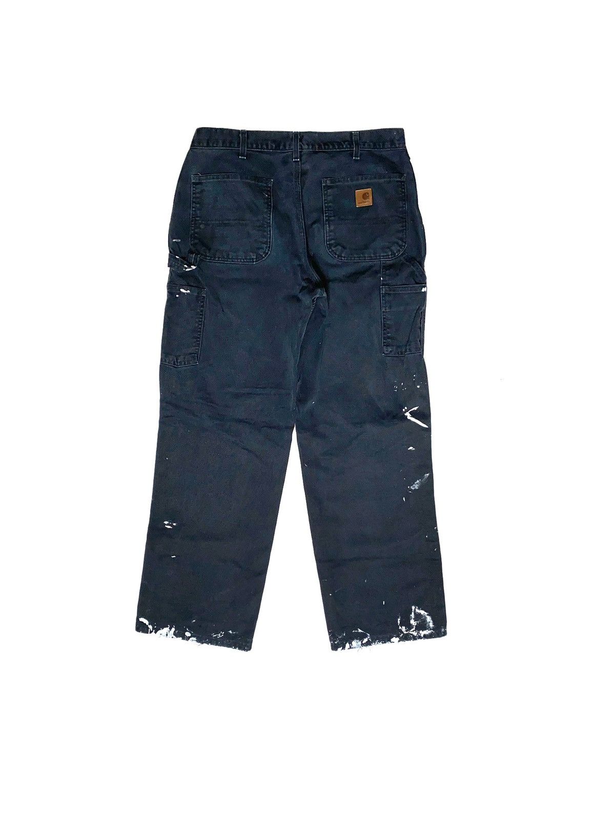 Carhartt × Vintage Carhartt Paint Splatter Carpenter Work Pants Size US 34 / EU 50 - 2 Thumbnail