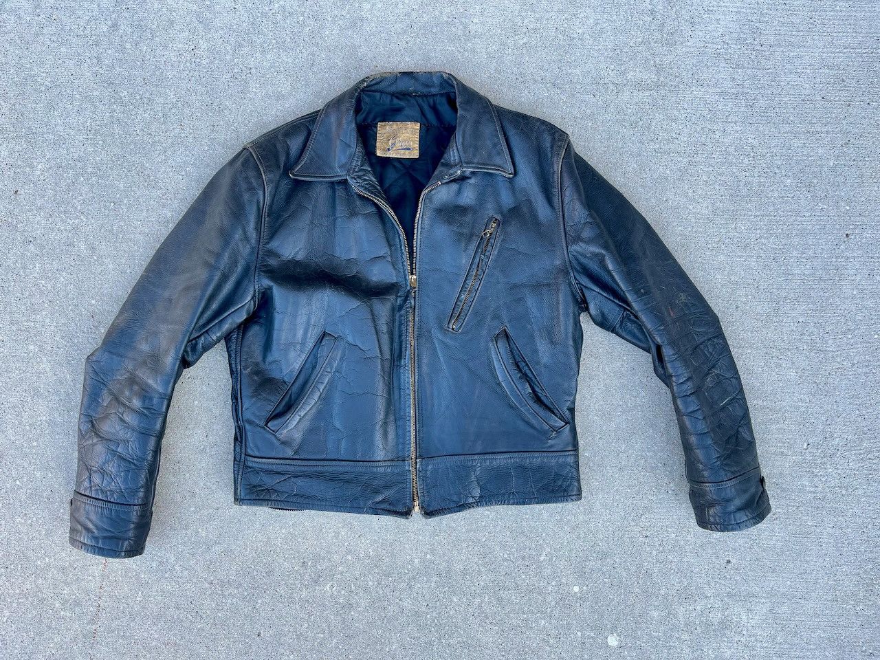 1950's Vintage Flightmaster Leather Jacket