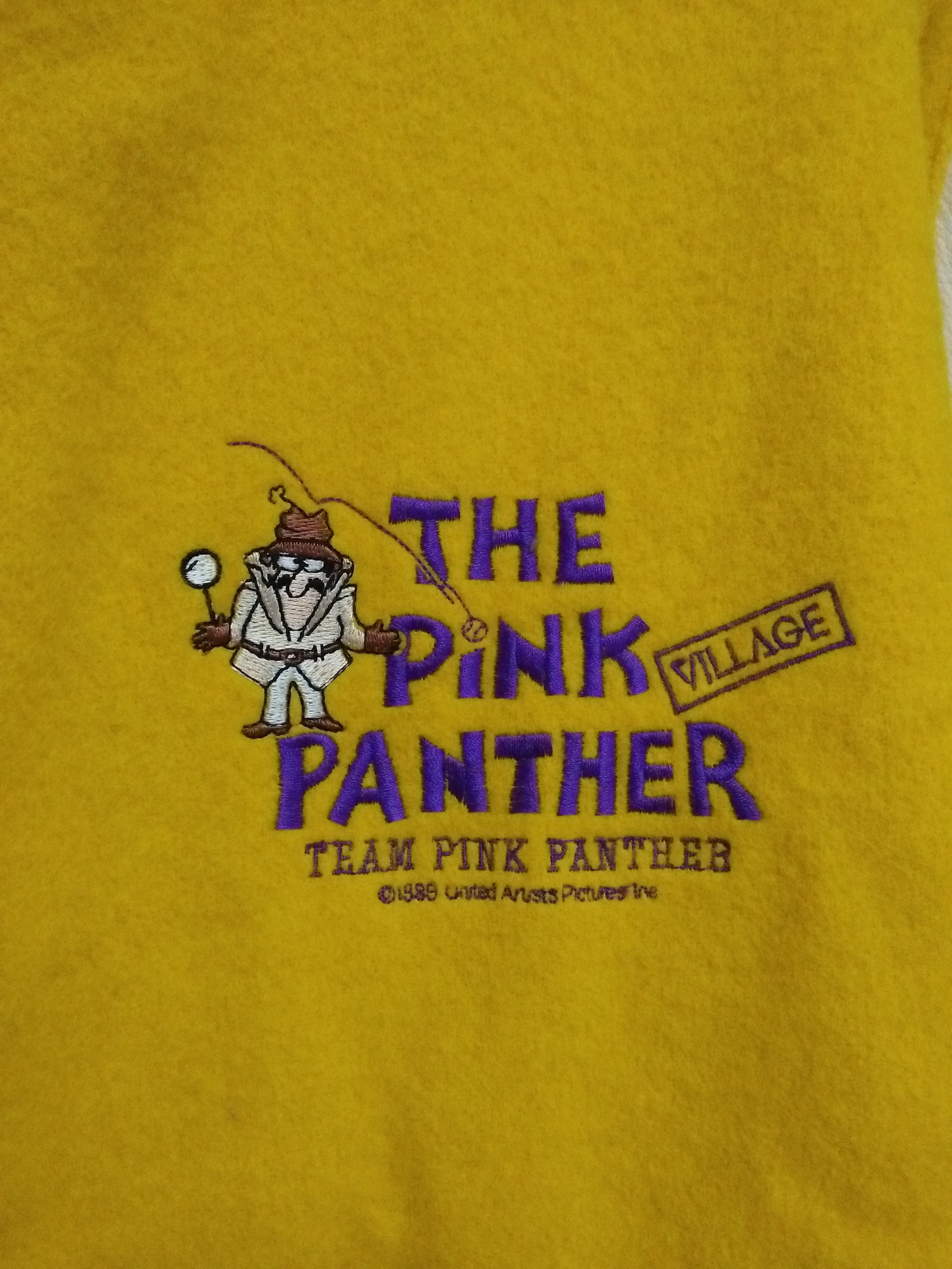 Vintage VINTAGE 1988 PINK PANTHER VARSITY EMBROIDERED JACKET (B153) Size US M / EU 48-50 / 2 - 4 Thumbnail