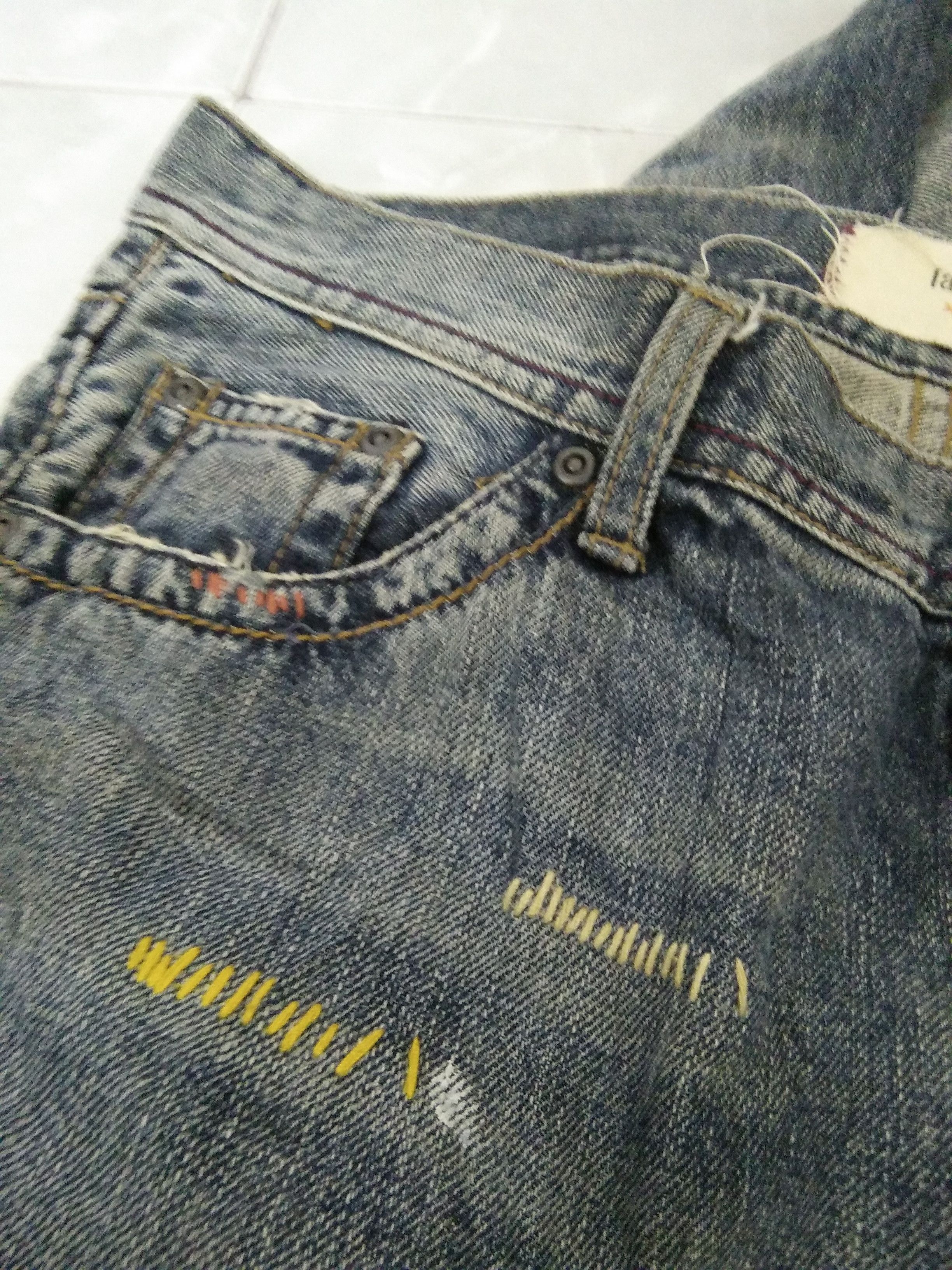 Japanese Brand × Seditionaries a:r] BORO PATCHWORK DISTRESSED DENIM BONDAGE (A769) Size US 34 / EU 50 - 10 Thumbnail