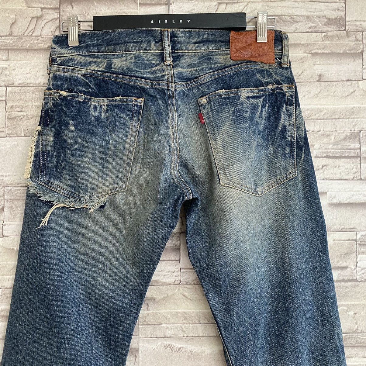 Eternal Japanese ETERNAL Distressed Repaired Jeans Size US 31 - 11 Thumbnail