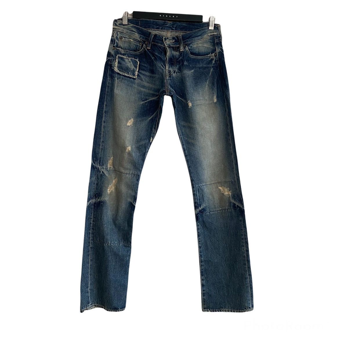 Japanese ETERNAL Distressed Repaired Jeans