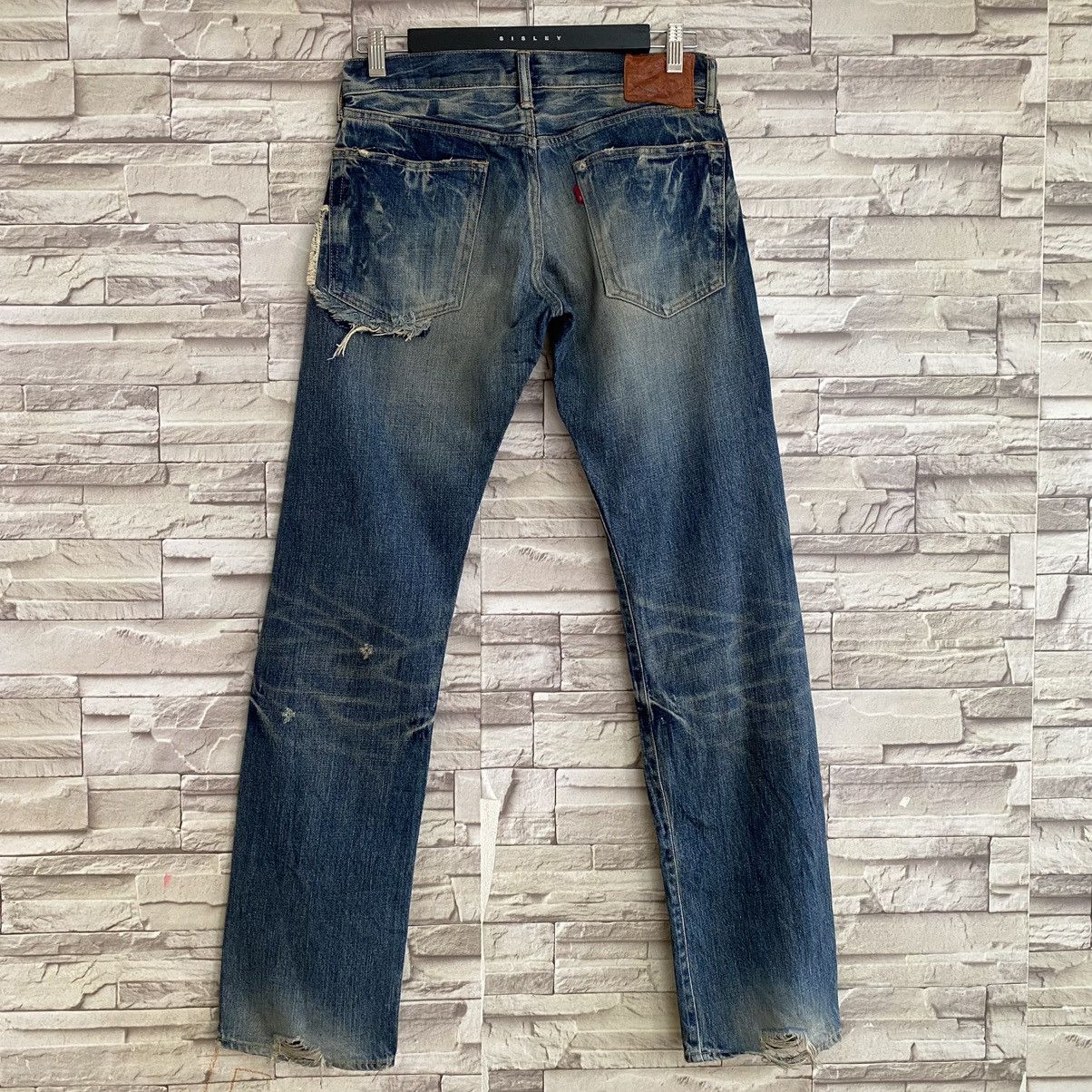 Eternal Japanese ETERNAL Distressed Repaired Jeans Size US 31 - 10 Thumbnail