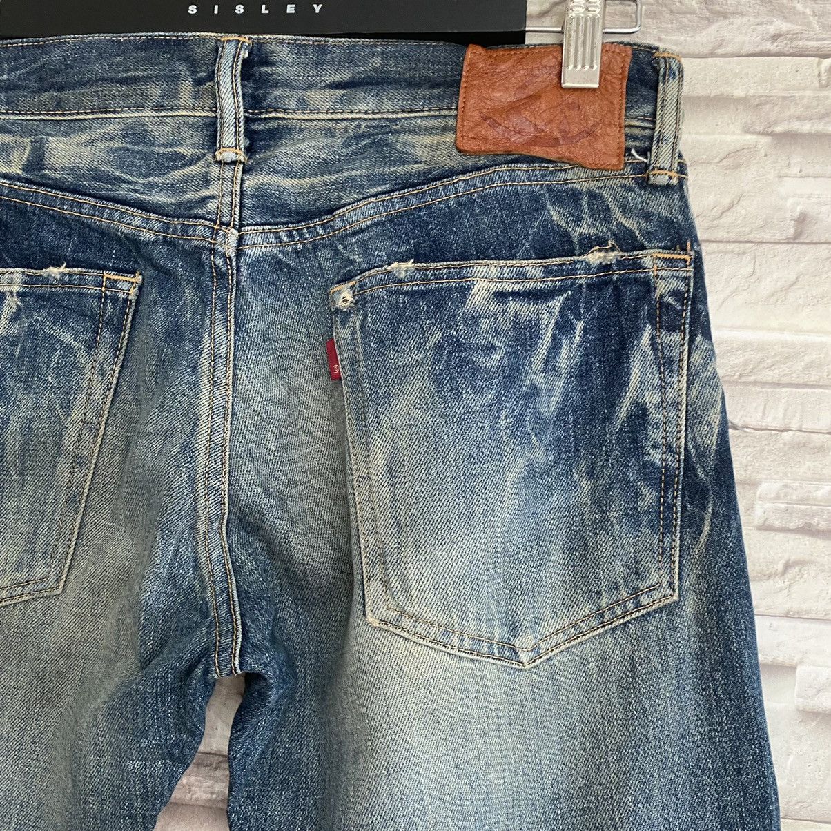 Eternal Japanese ETERNAL Distressed Repaired Jeans Size US 31 - 13 Thumbnail