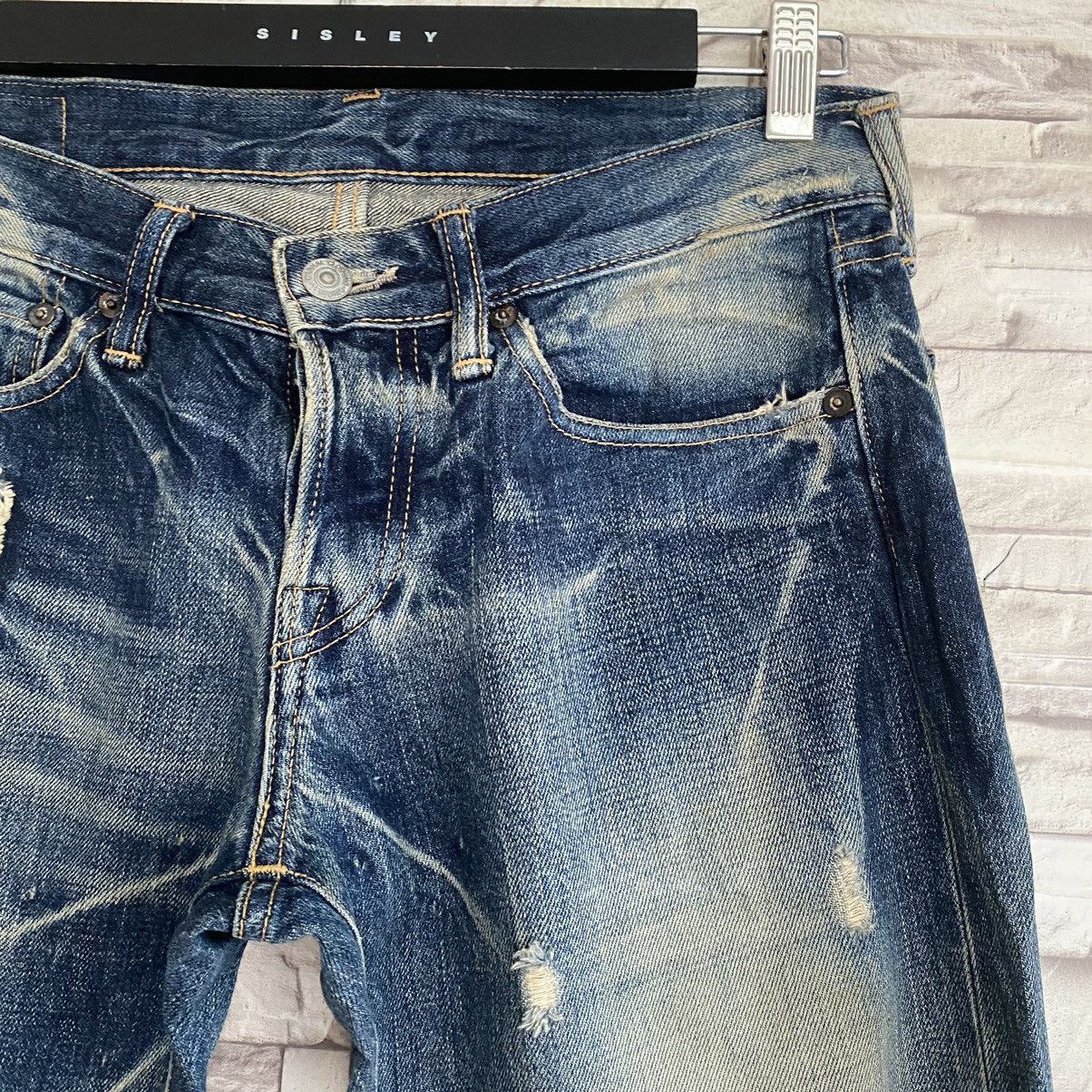 Eternal Japanese ETERNAL Distressed Repaired Jeans Size US 31 - 6 Thumbnail