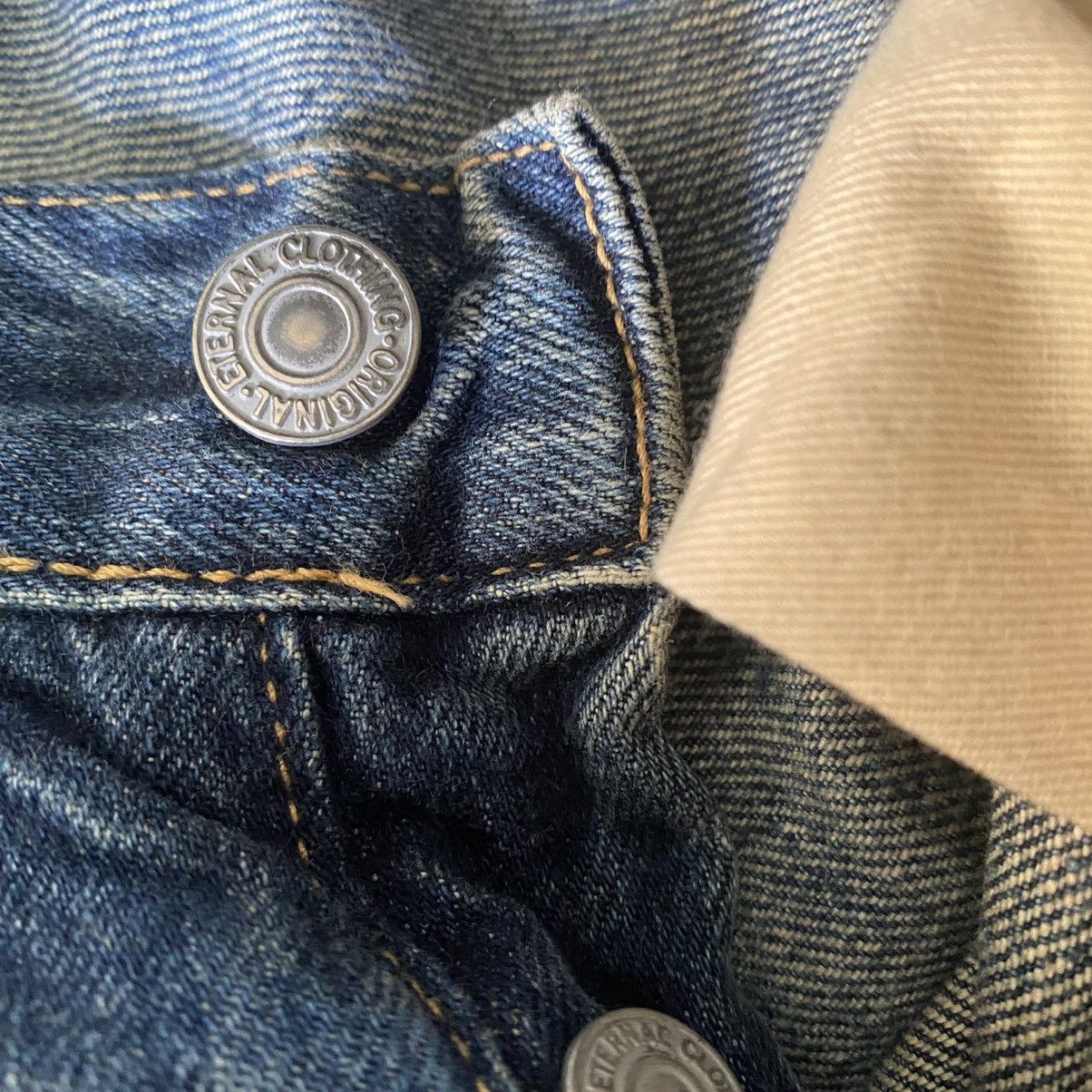 Eternal Japanese ETERNAL Distressed Repaired Jeans Size US 31 - 17 Thumbnail