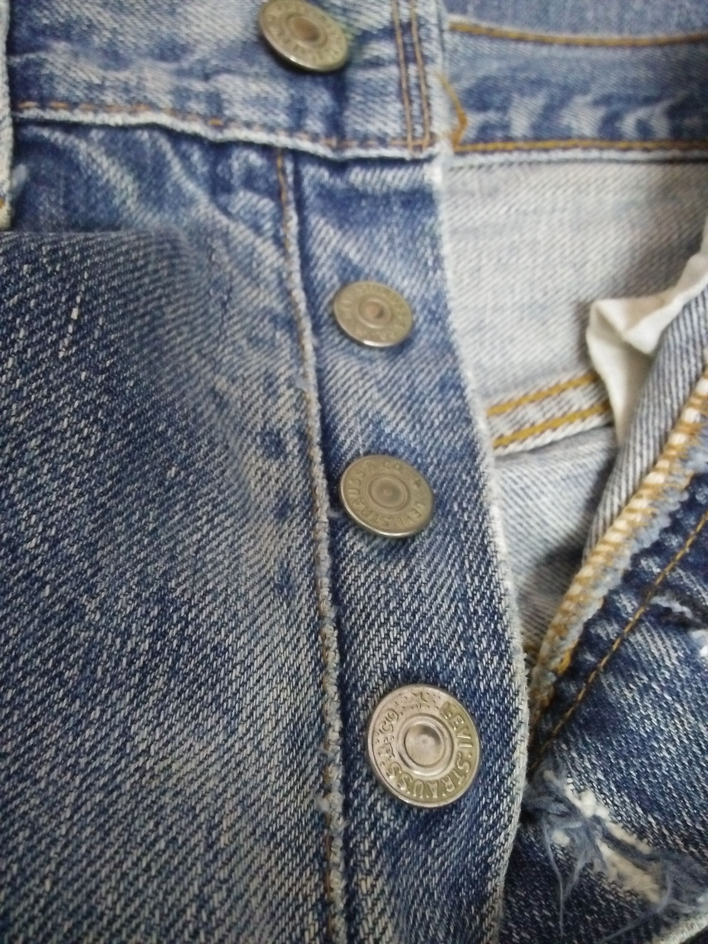 Levi's × Vintage 70s LEVIS 501 JEANS SELVEDGE USA #6 SINGLE STITCH (A877) Size US 29 - 13 Thumbnail