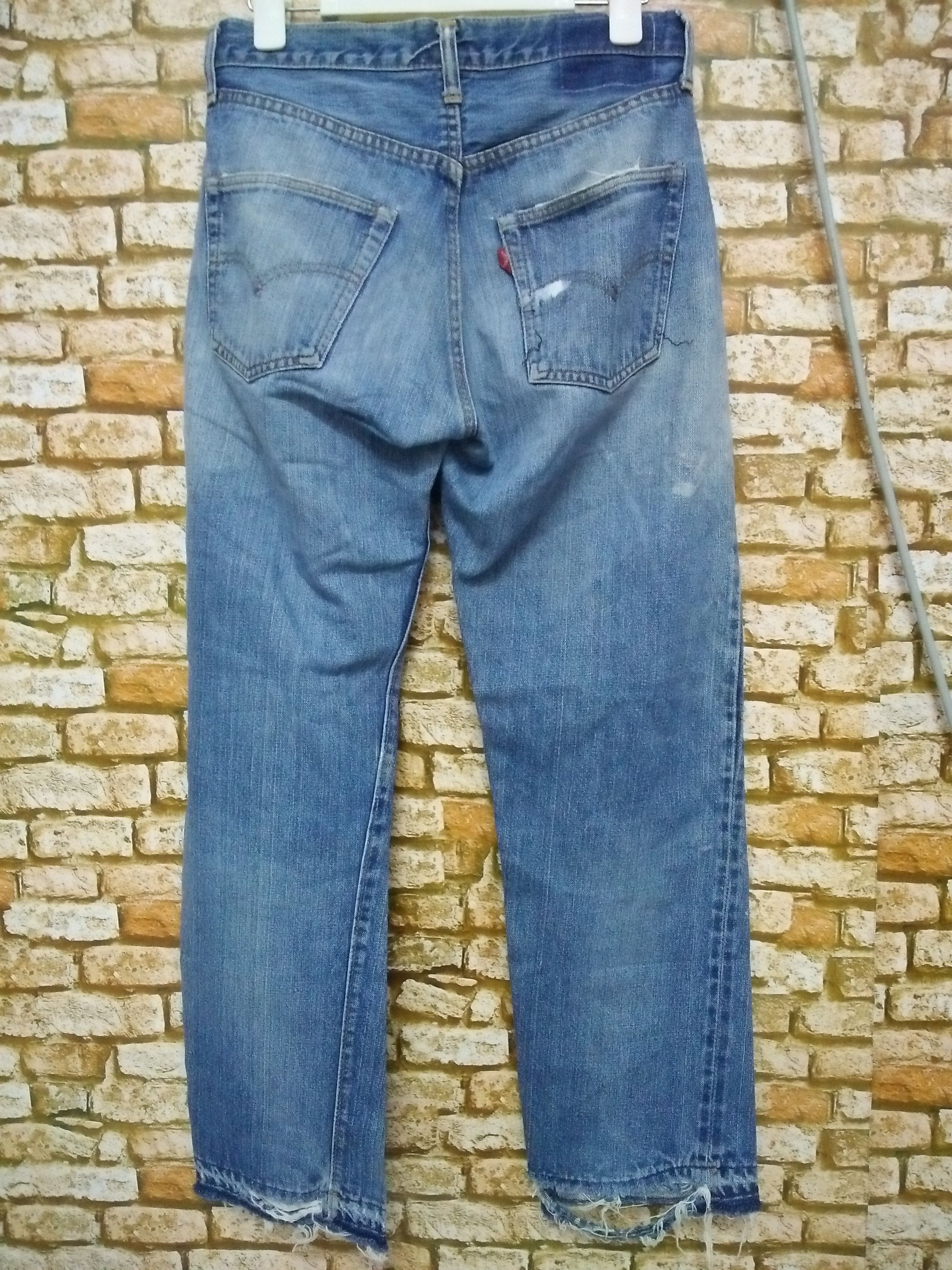 Levi's × Vintage 70s LEVIS 501 JEANS SELVEDGE USA #6 SINGLE STITCH (A877) Size US 29 - 8 Thumbnail