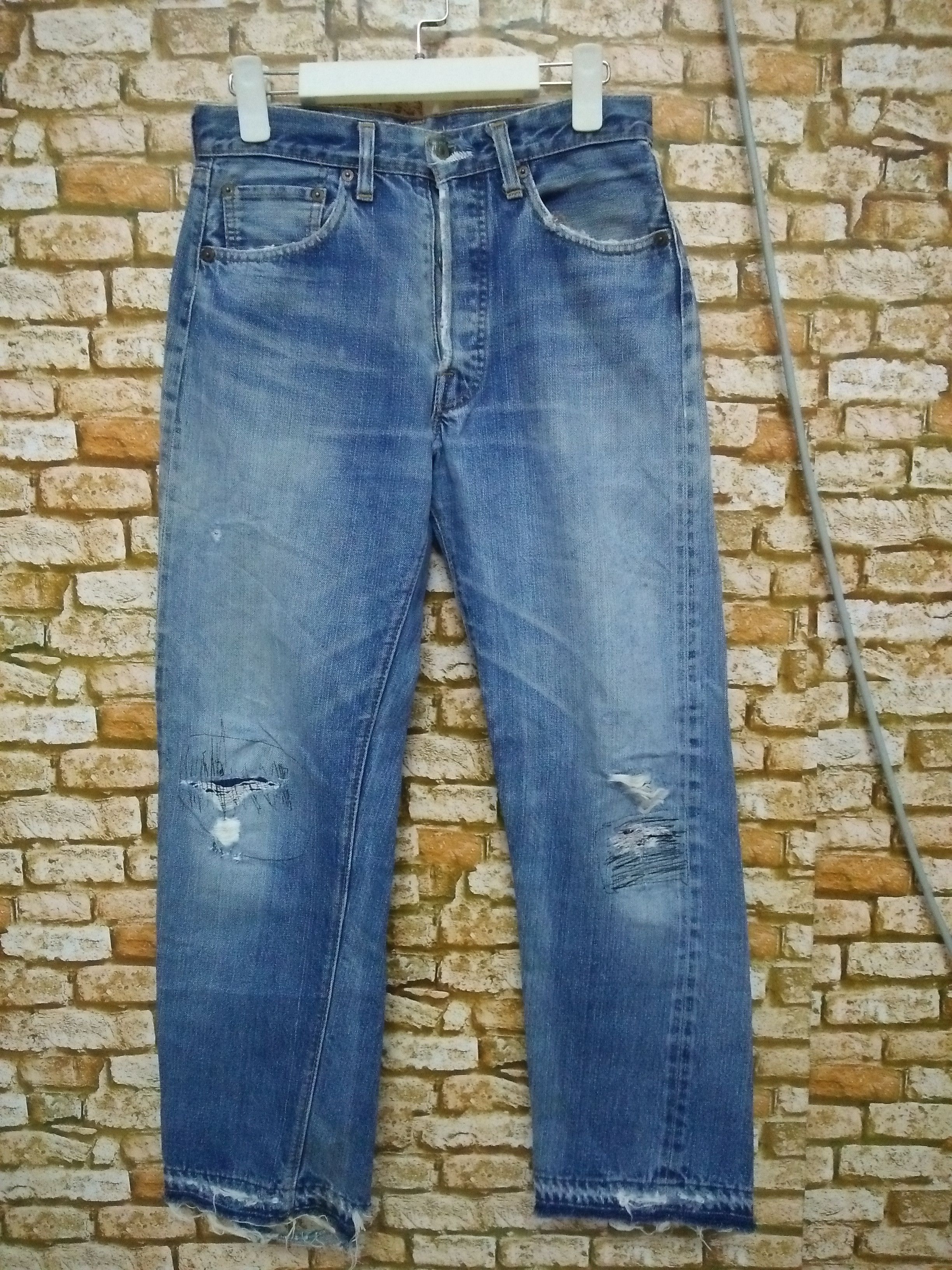 Levi's × Vintage 70s LEVIS 501 JEANS SELVEDGE USA #6 SINGLE STITCH (A877) Size US 29 - 1 Thumbnail