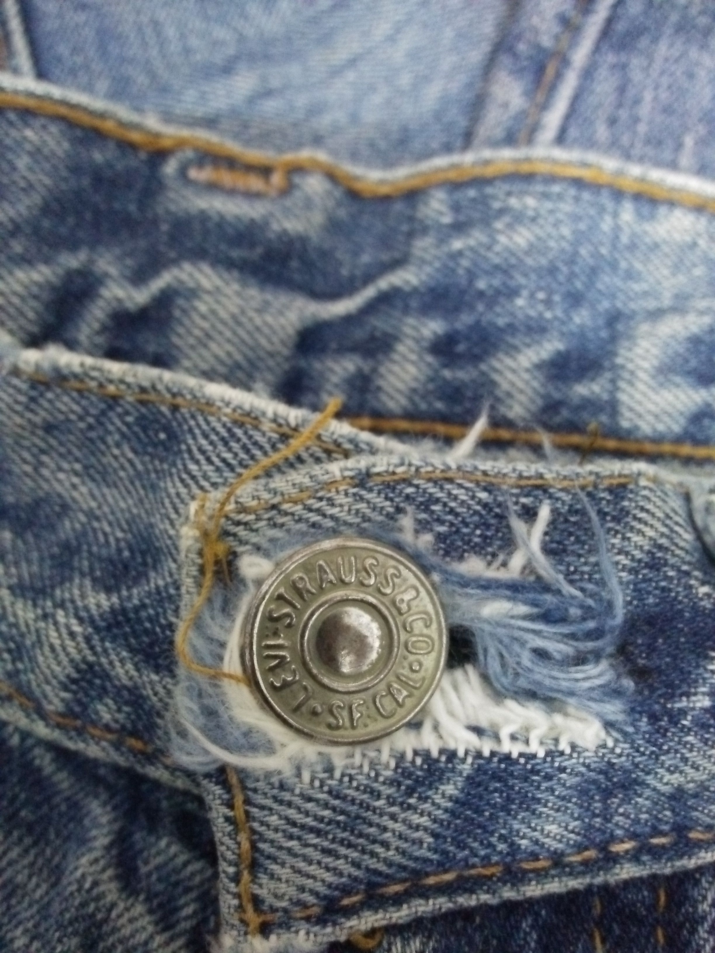 Levi's × Vintage 70s LEVIS 501 JEANS SELVEDGE USA #6 SINGLE STITCH (A877) Size US 29 - 12 Thumbnail