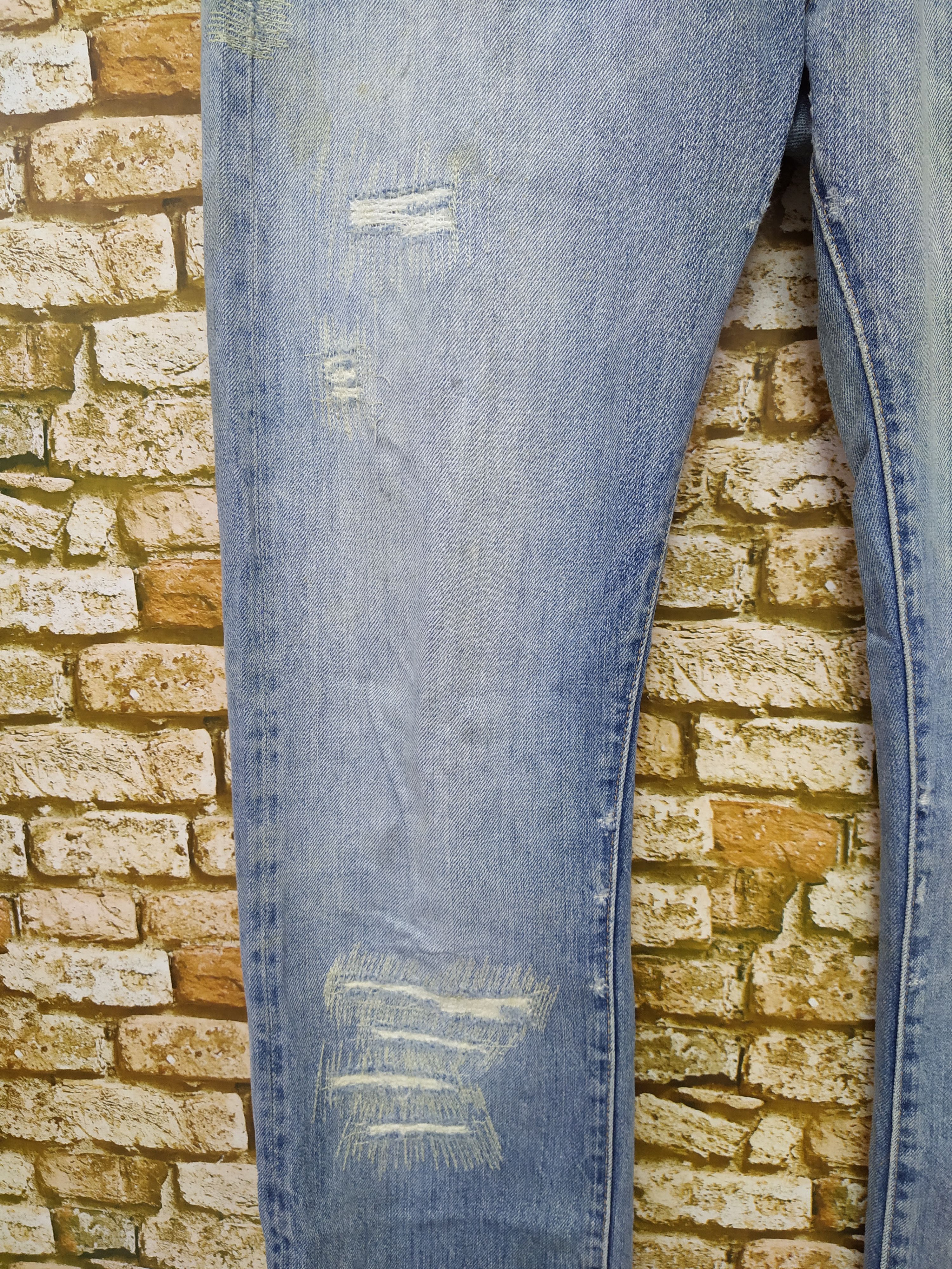 Levi's × Vintage 90s LEVIS 501 BIG E DENIM SELVEDGE 555 USA (B259) Size US 30 / EU 46 - 5 Thumbnail