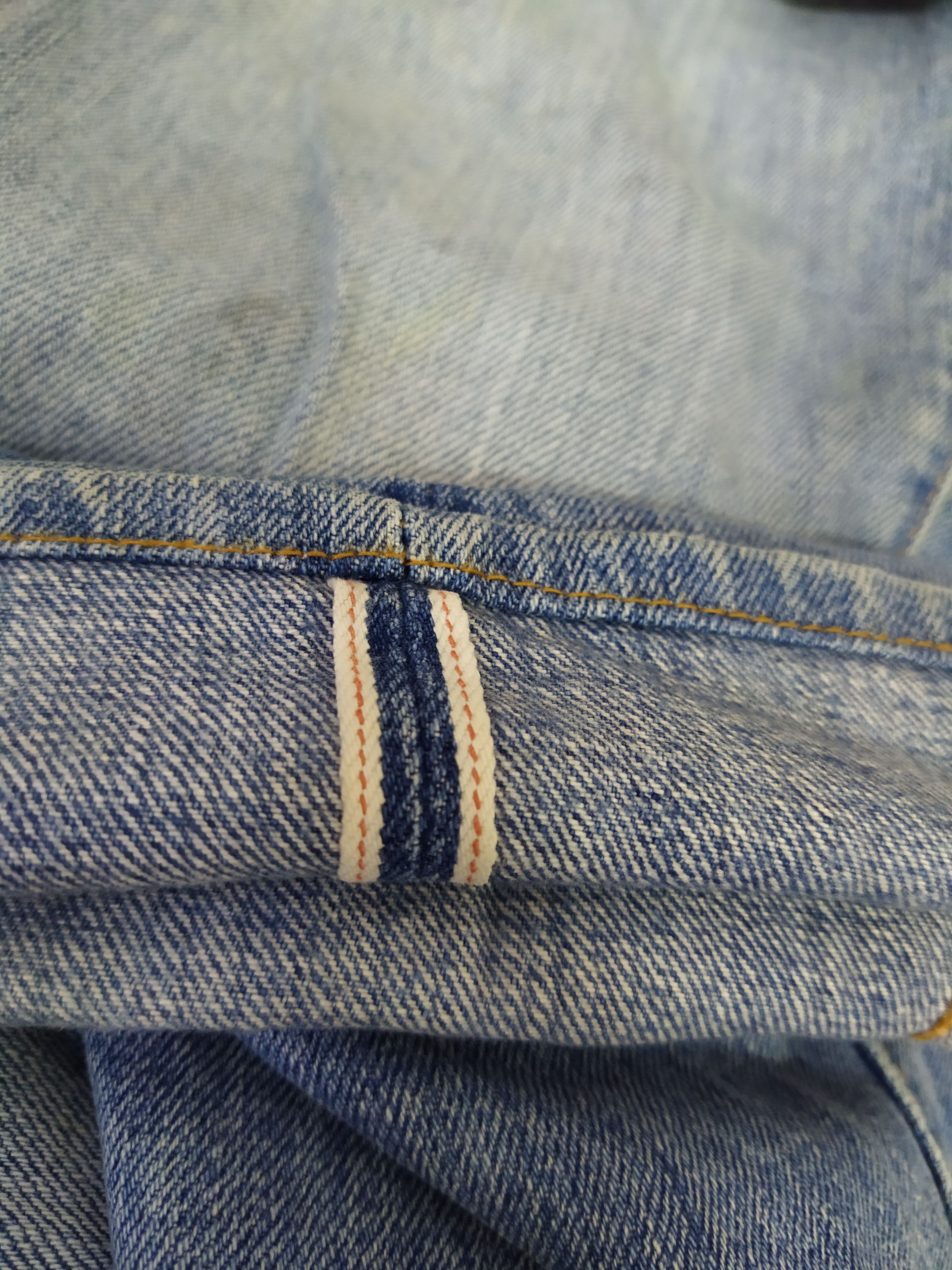 Levi's × Vintage 90s LEVIS 501 BIG E DENIM SELVEDGE 555 USA (B259) Size US 30 / EU 46 - 17 Thumbnail